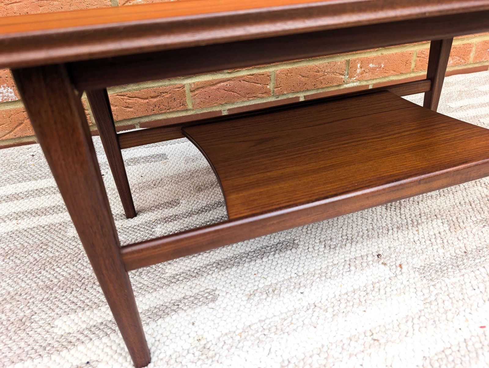 Midcentury Solid Teak Coffee Table By Richard Hornby By Fyne Ladye. photo 415.0