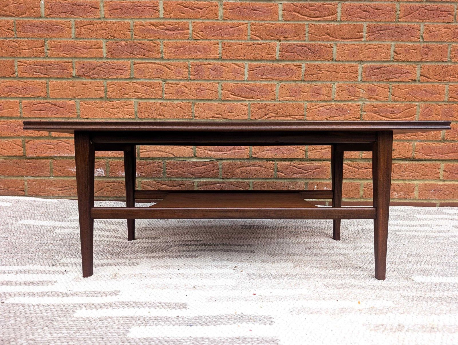 Midcentury Solid Teak Coffee Table By Richard Hornby By Fyne Ladye. photo vintage