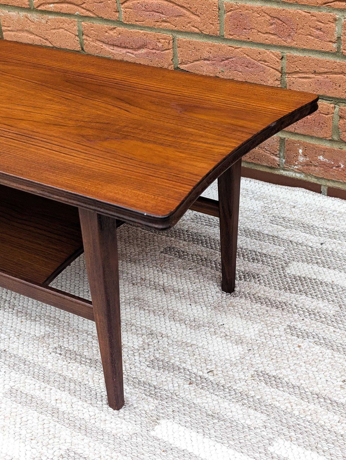 photo furniture Midcentury Solid Teak Coffee Table By Richard Hornby By Fyne Ladye.