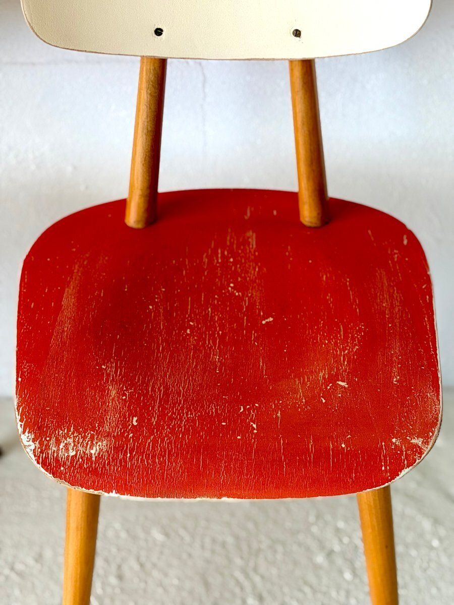 photo vinterior Eetkamerstoelen Van Ton, 1960, Set Van 4
