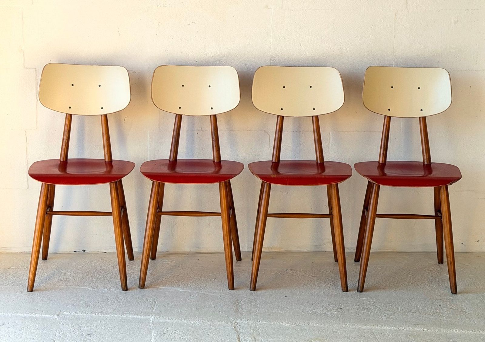Bistro Chairs From Ton, 1960, Set Of 4 photo 736.0