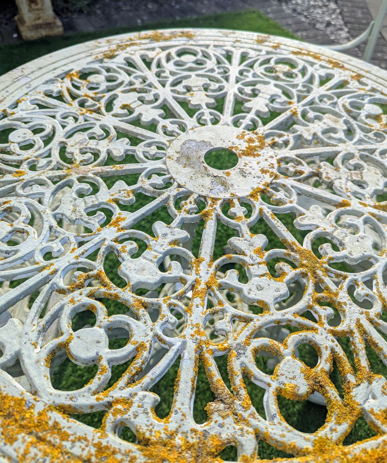 Regency Style Metal Terrace Set With Scrolling Pierced Detail Delivery In Uk 0089. photo 295.0