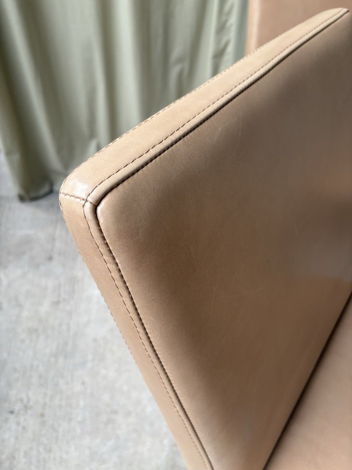 Vtg Mid Century Style Set 4 Leather Bo Concept Mariposa Dining Chairs R1095 photo vintage