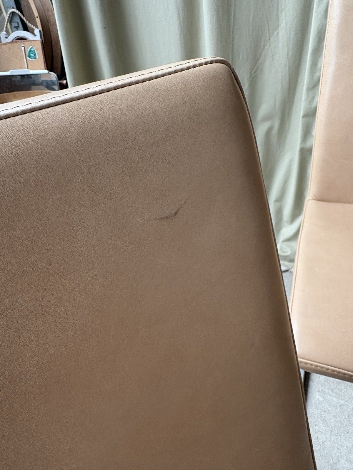 photo furniture Vtg Mid Century Style Set 4 Leather Bo Concept Mariposa Dining Chairs R1095