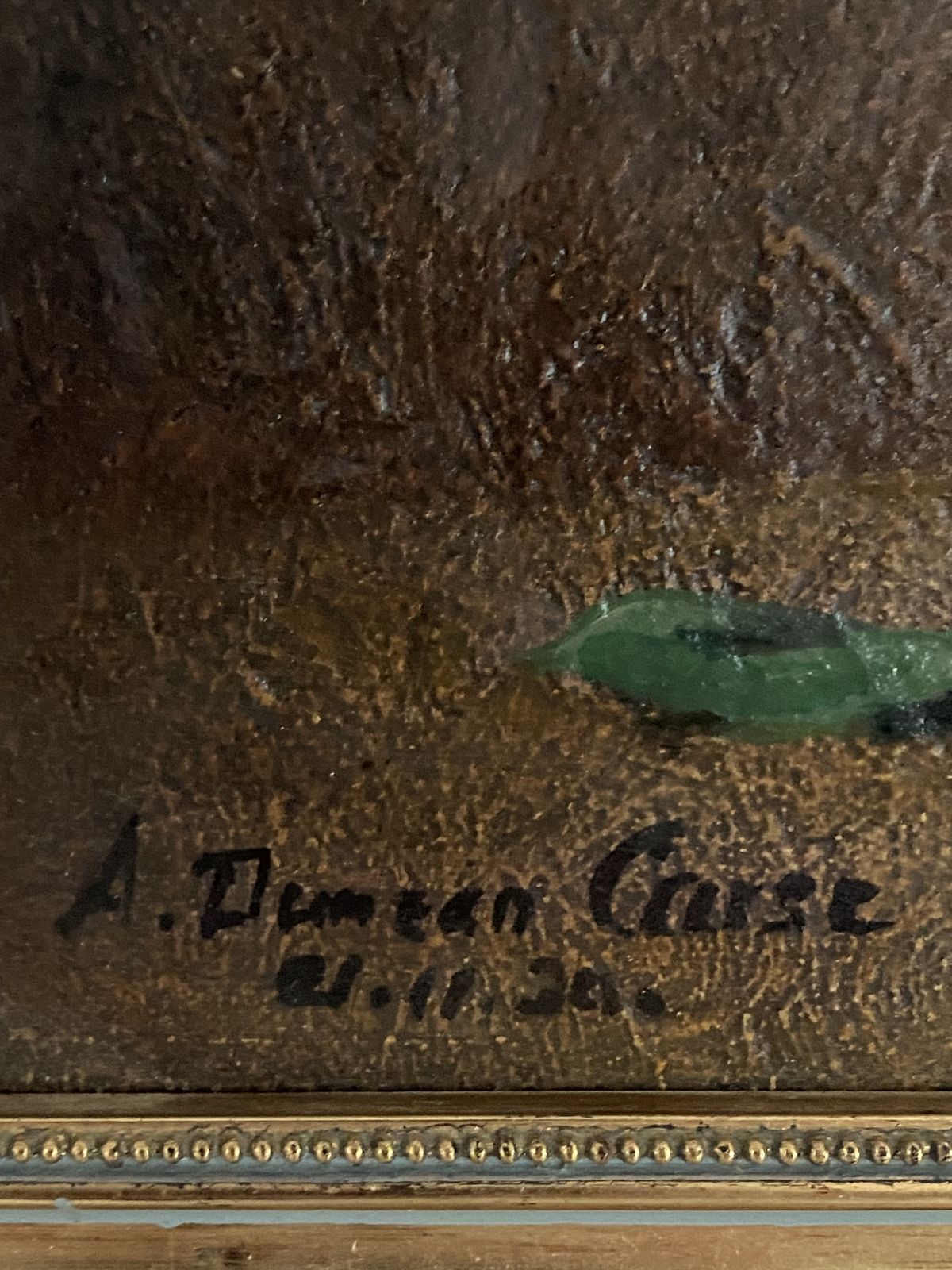 Andreas Duncan Carse 1876/1938 Scottish Artists Painted 1930 photo vintage