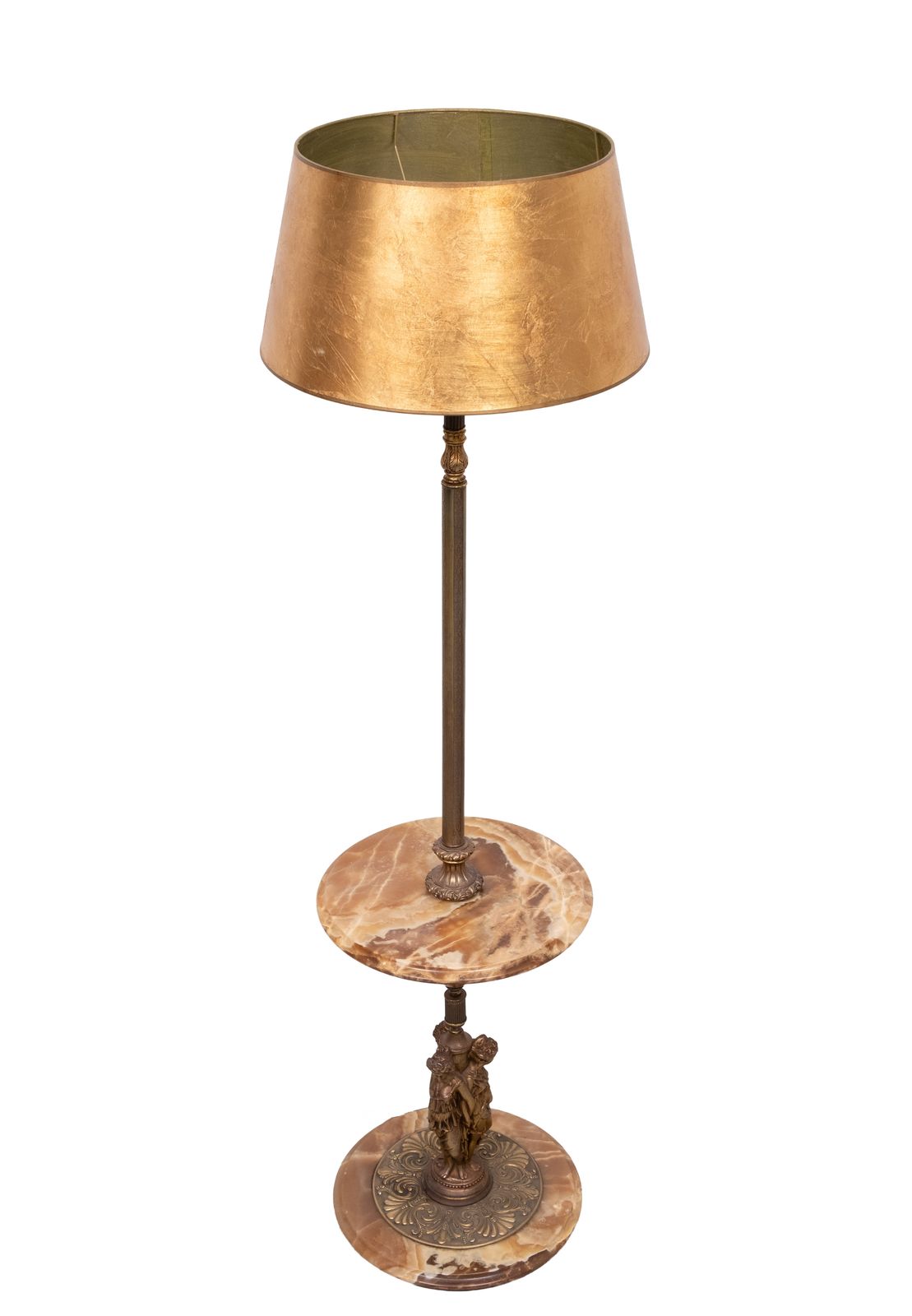 Deknudt Onyx Vloerlamp, Jaren 1970, België photo vintage