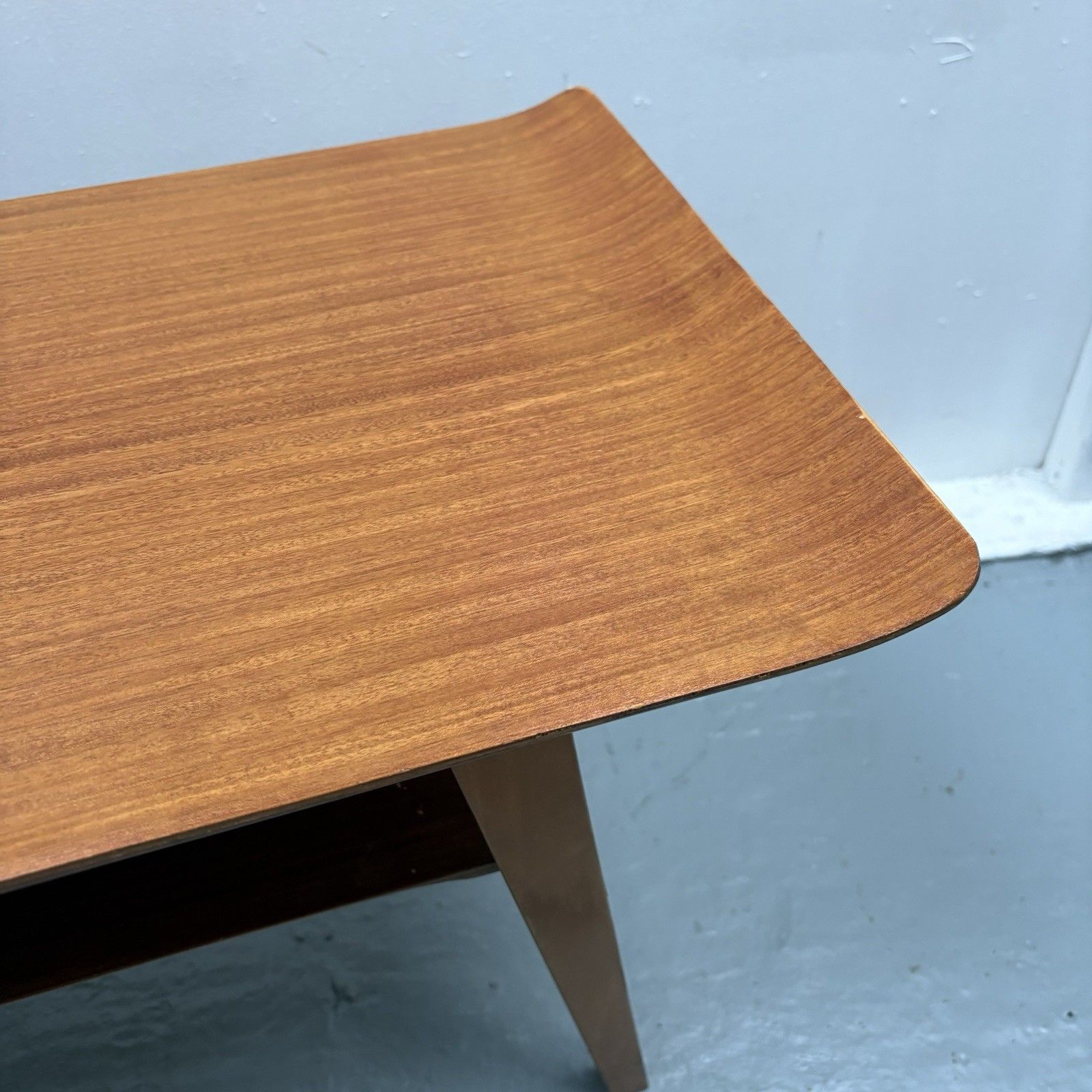 Mcm Horatio Myer & Co Bentwood Sleigh Teak And Beech Frame Coffee Table photo Furniture