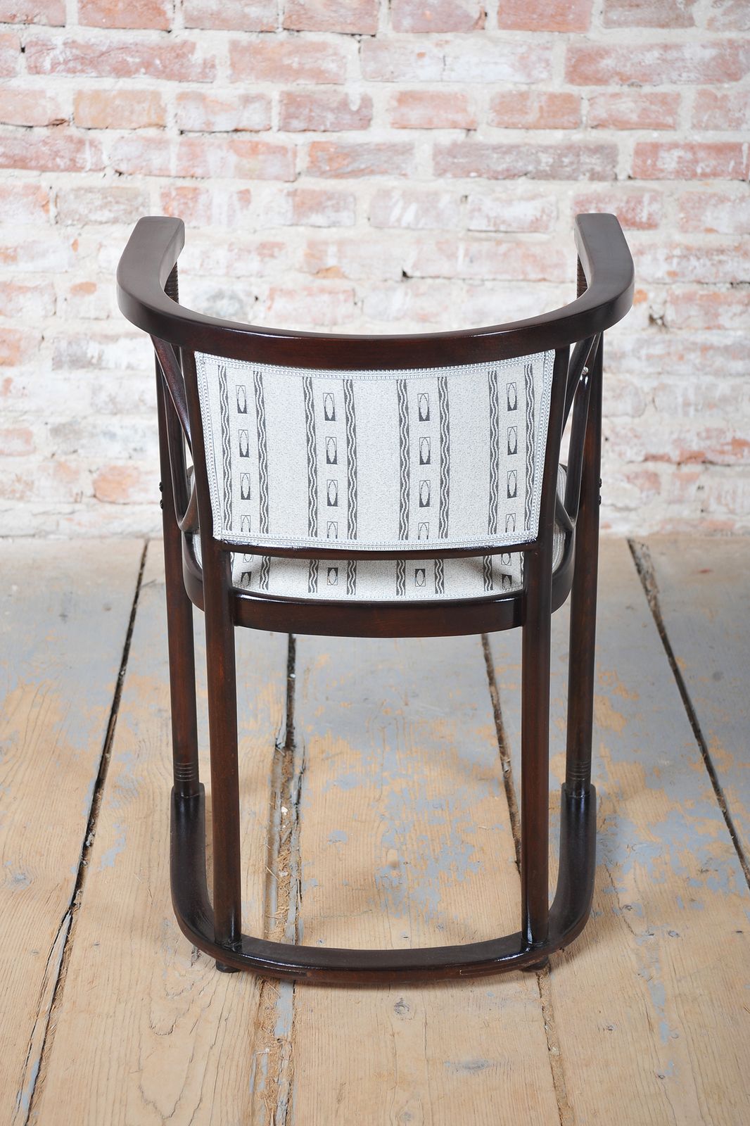 photo buy Restored Art Nouveau Seating Set, By J.F.M. Hoffmann, Beech, Austria, 1910s