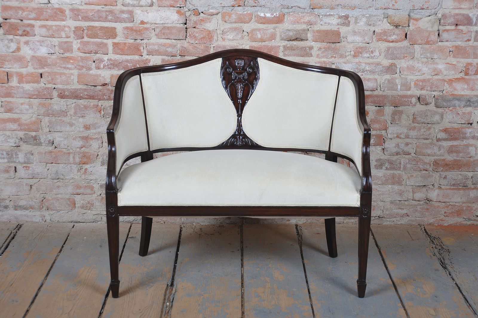 Restored Art Deco Seating Set, Beech, Walnut, Reupholstered, Czech, 1920s photo for sale