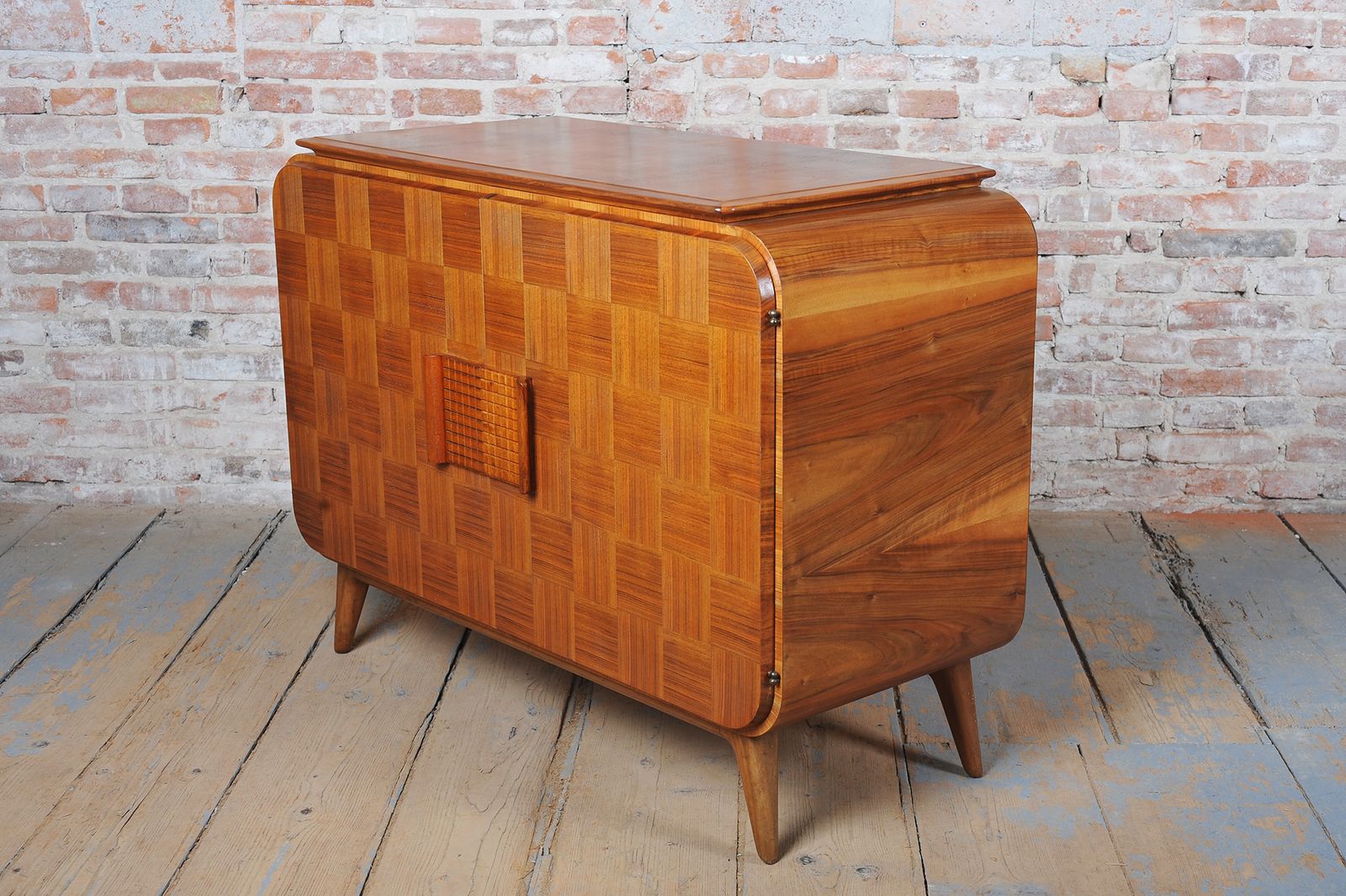 Restored Art Deco Buffet, By J. Halabala For Up Závody, Mahogany, Czech, 1930s photo for sale