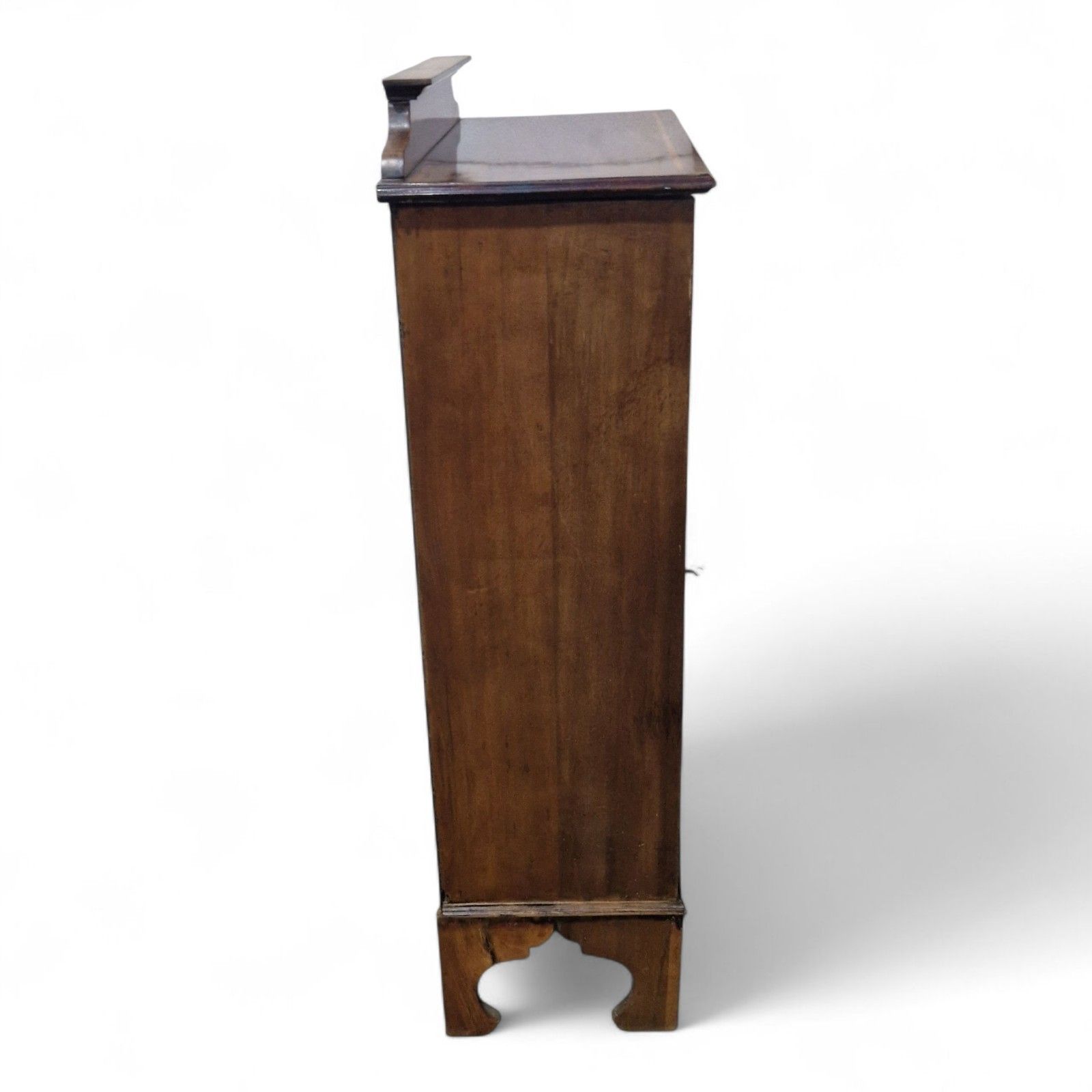 photo furniture Antique Mahogany Display Cabinet Edwardian Single Door Inlaid Side Cabinet
