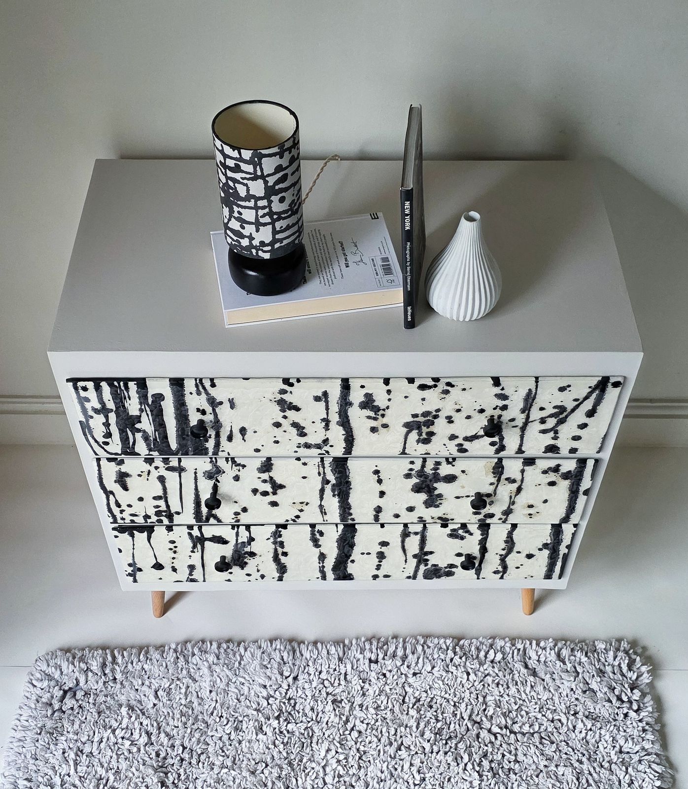 Abstract Mid Century Resin Chest Of Drawers photo Furniture