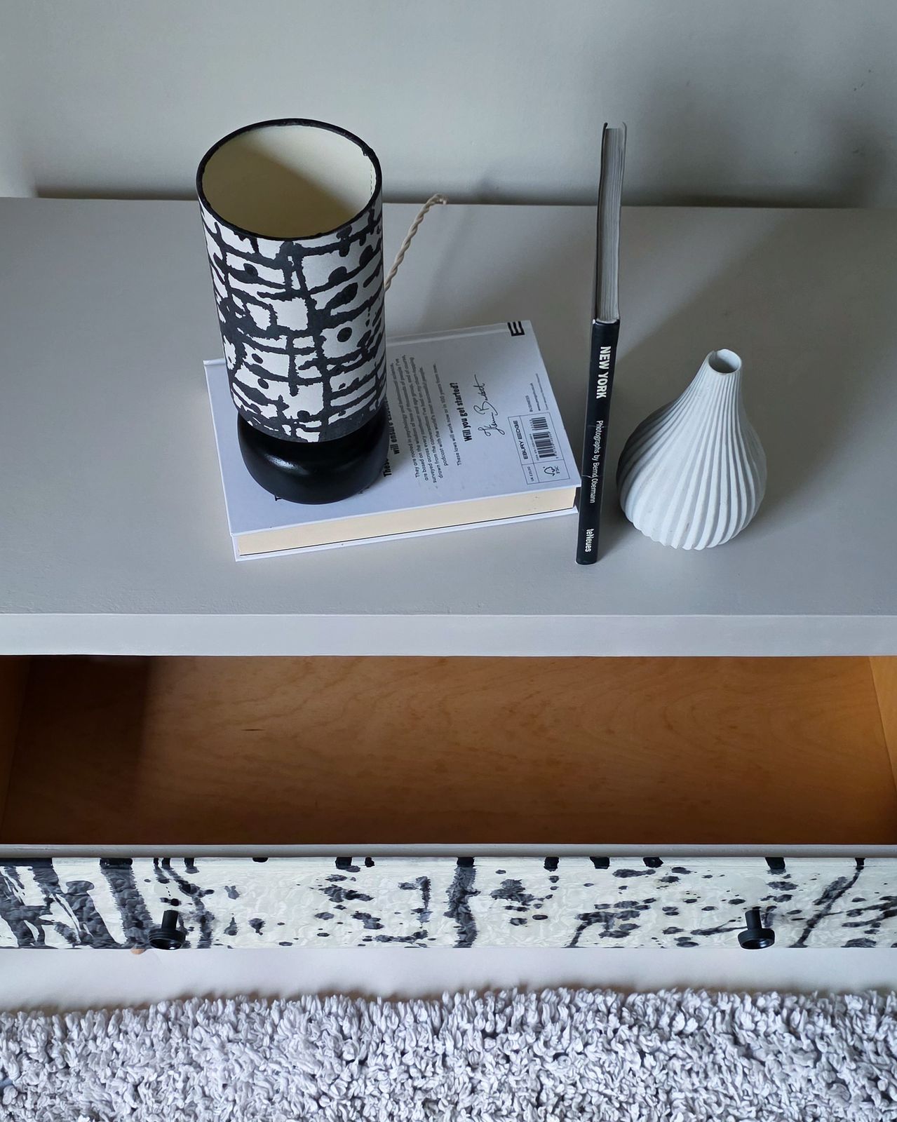 Abstract Mid Century Resin Chest Of Drawers photo vinterior
