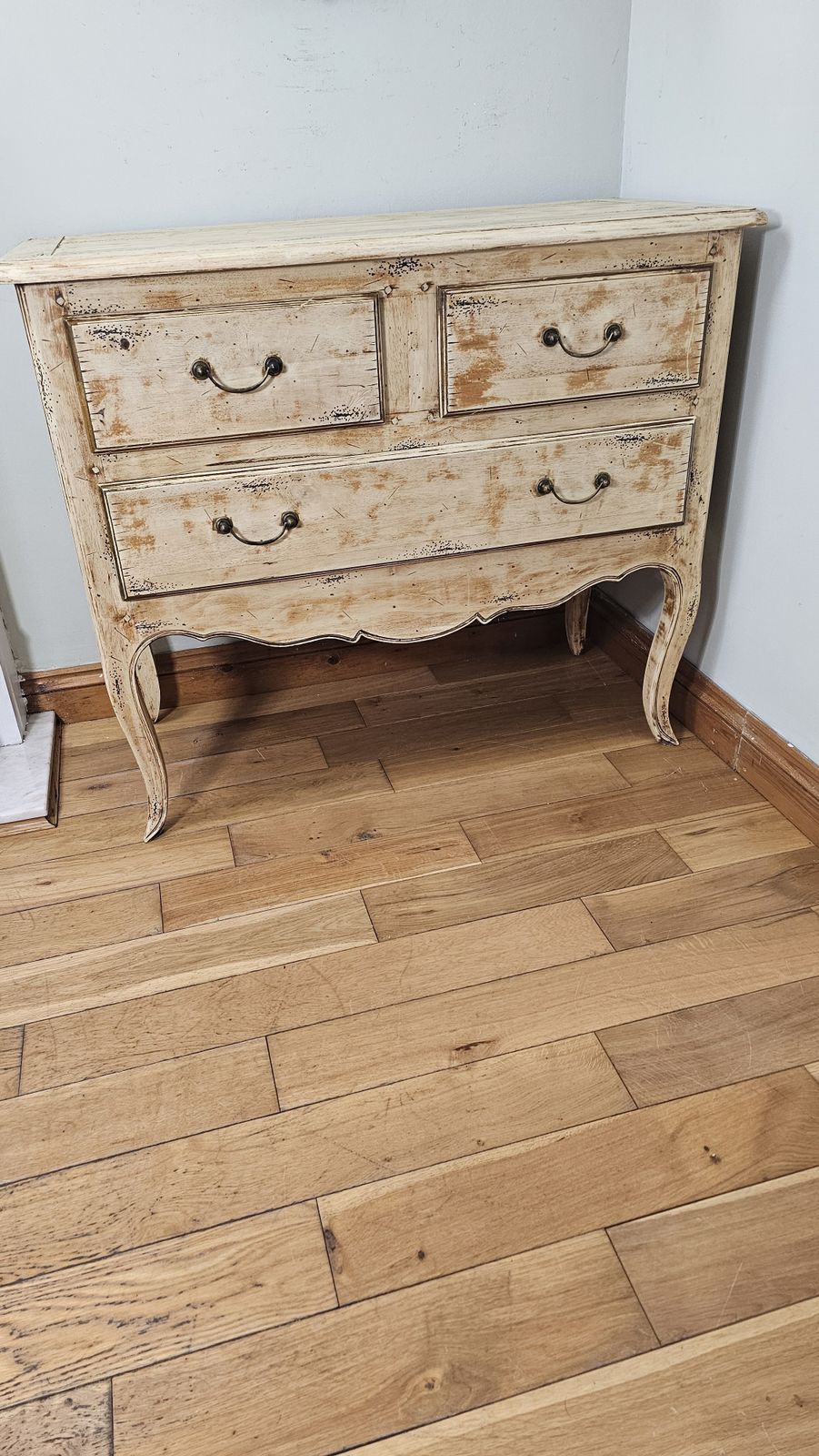 photo for sale Vintage Bleached French Chest Of Drawers