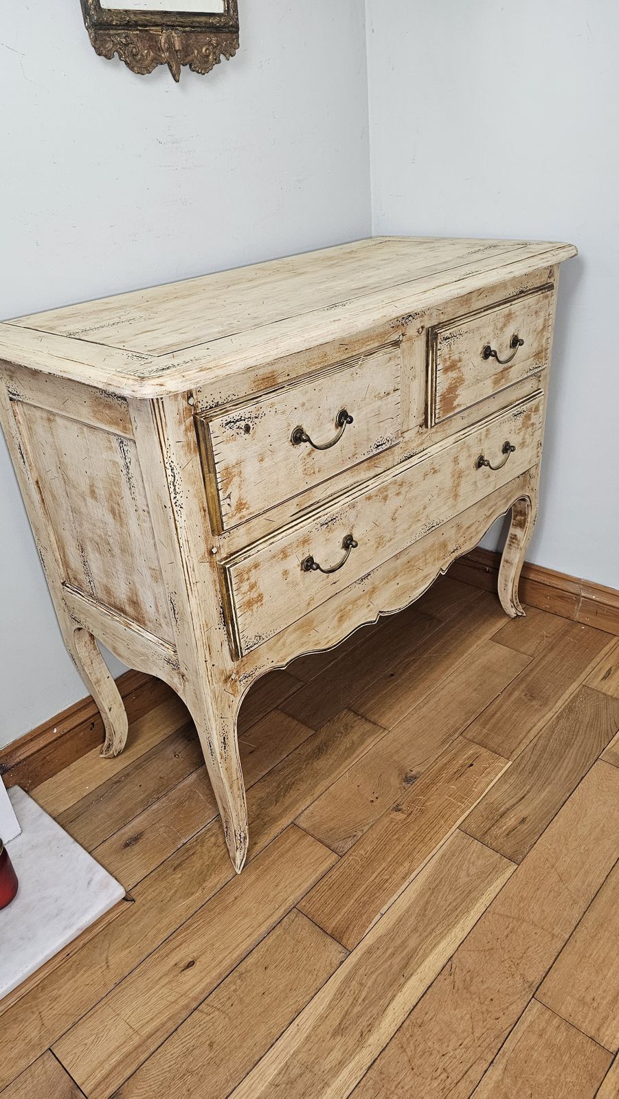 350.0 Vintage Bleached French Chest Of Drawers photo