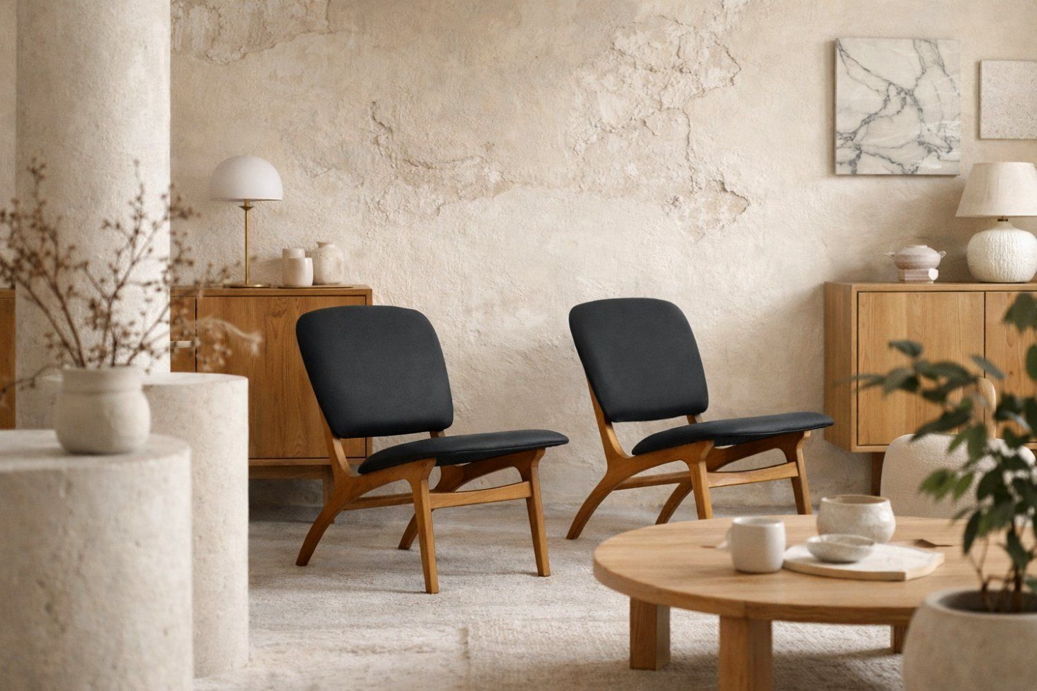Mid Century Swedish Modern Jylland Chairs From Jio Möbler, 1953, Set Of 2 photo vinterior