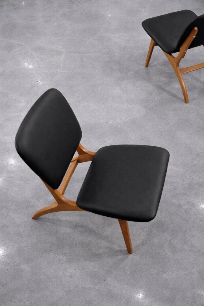 photo for sale Mid Century Swedish Modern Jylland Chairs From Jio Möbler, 1953, Set Of 2