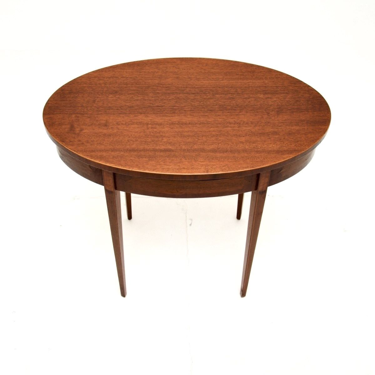 Antique Edwardian Inlaid Mahogany Side Table photo for sale
