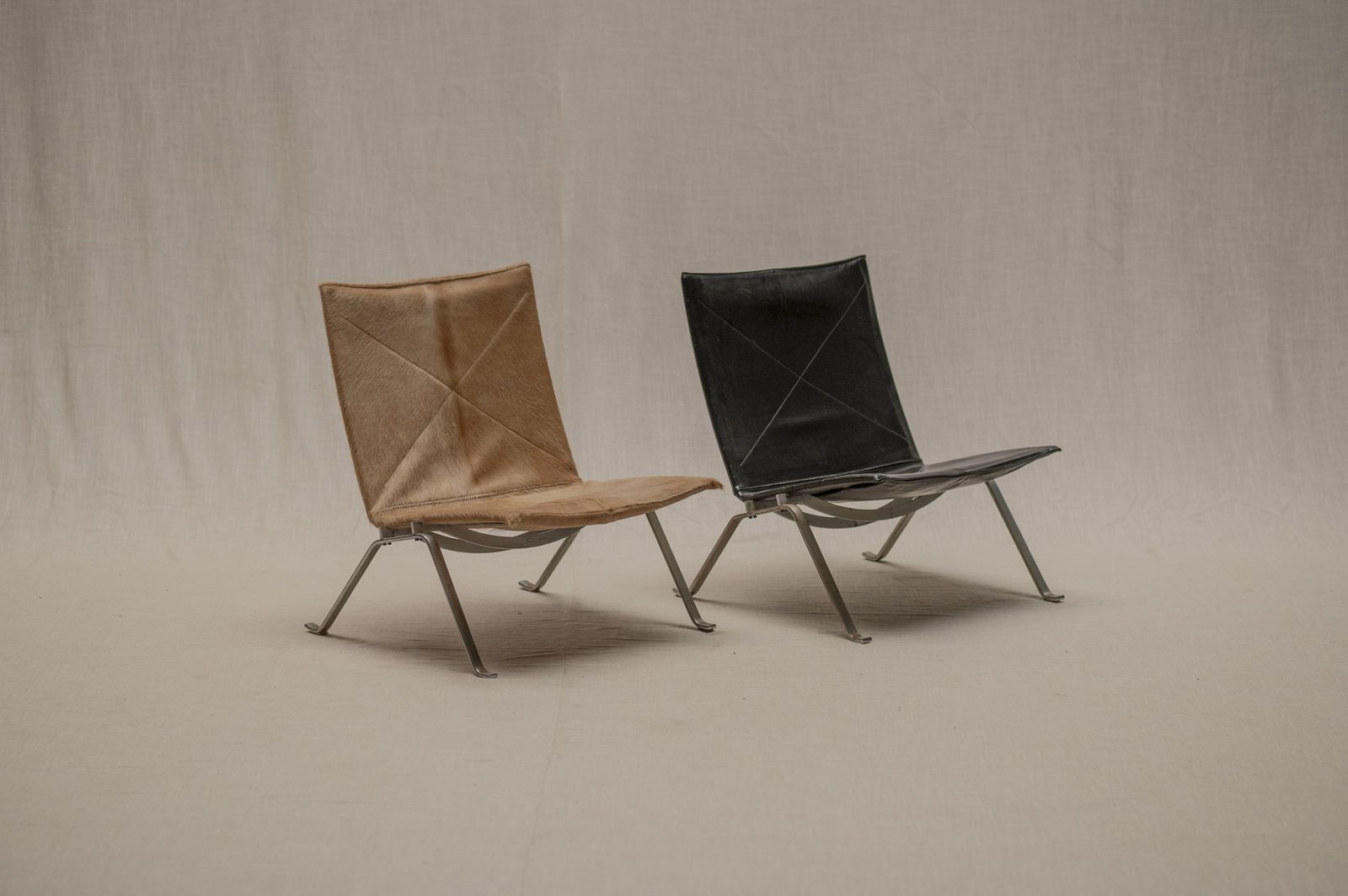 photo vintage Unique Pk22 Lounge Chair By Poul Kjærholm For Fritz Hansen