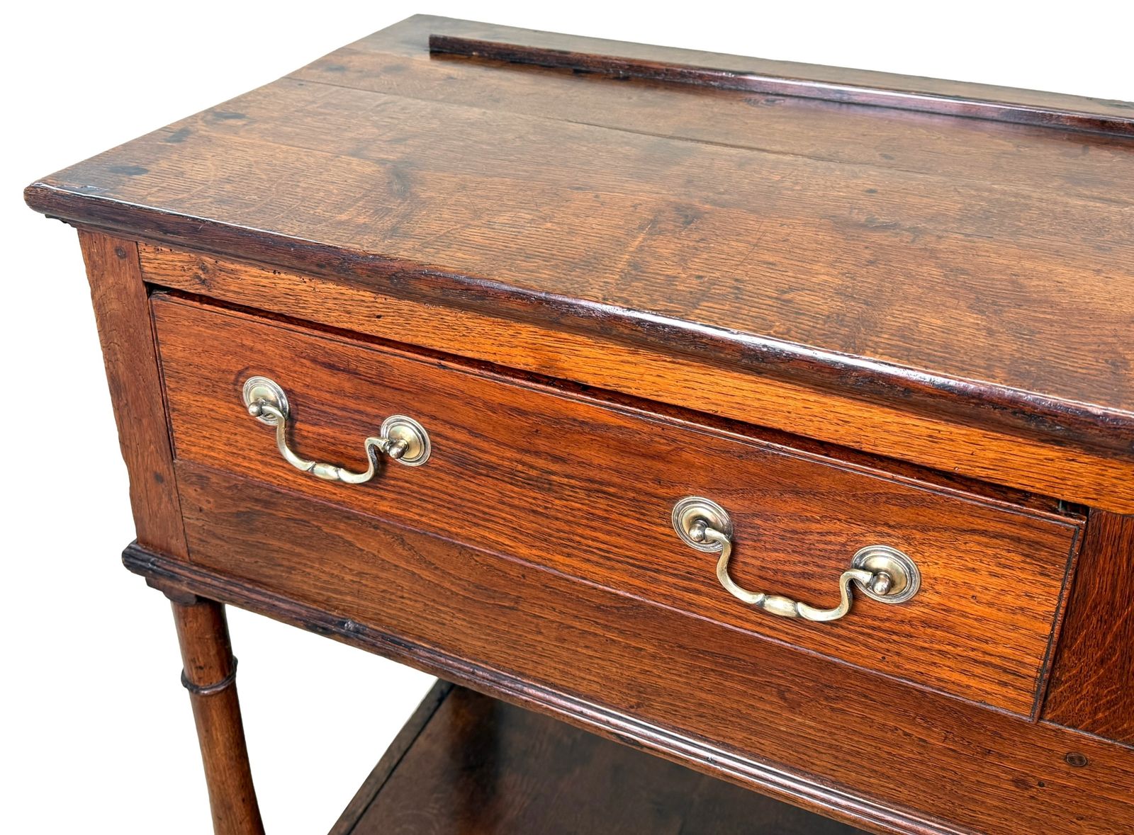 Very Small Georgian Oak Dresser Base Late 18th Century (England, Circa 1770) photo furniture