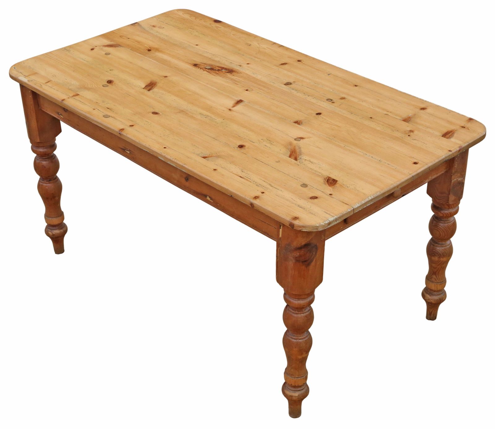 Antique 19th Century Pine Kitchen Table – Single Drawer, Quality Country Furniture photo 1695.0