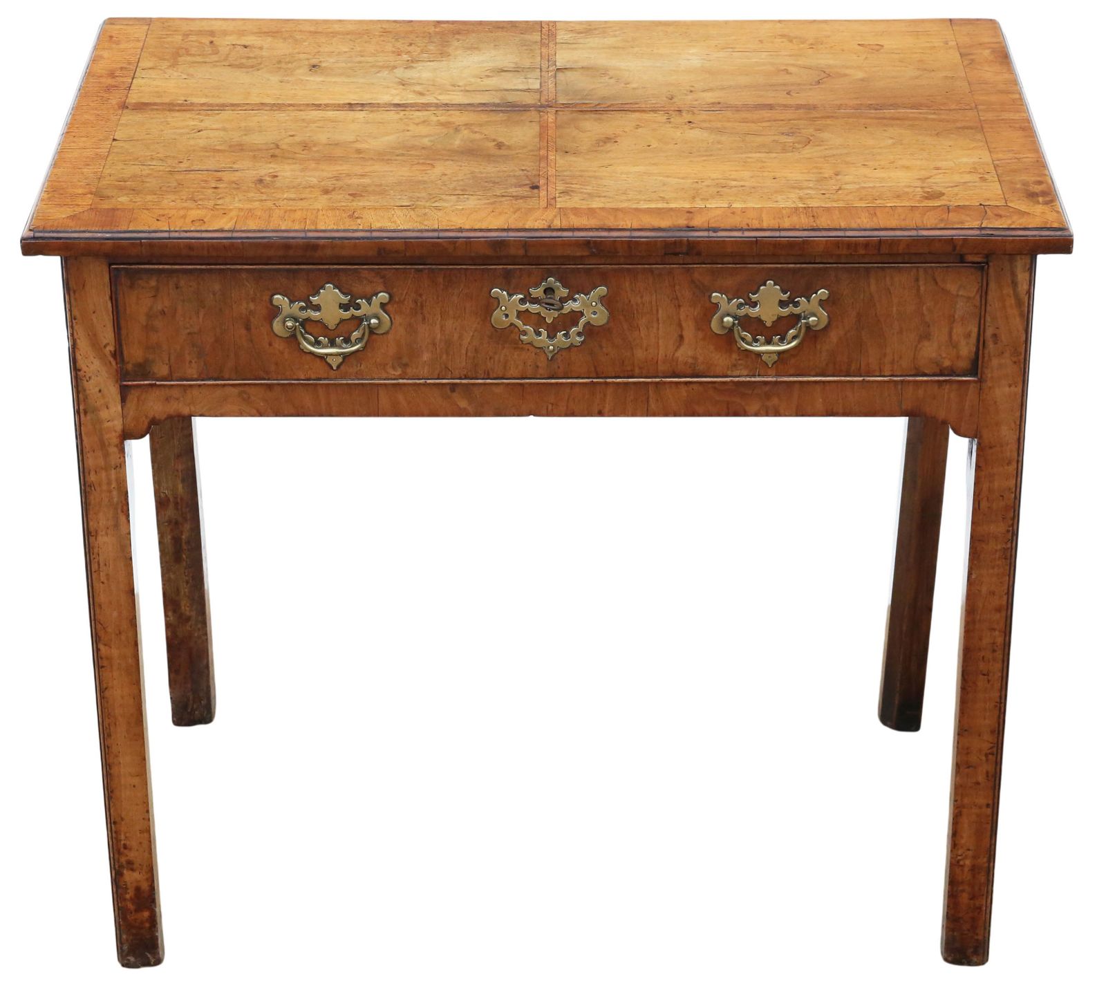 Antique 18th Century Georgian Walnut Writing Side / Dressing Table – Fine Quality