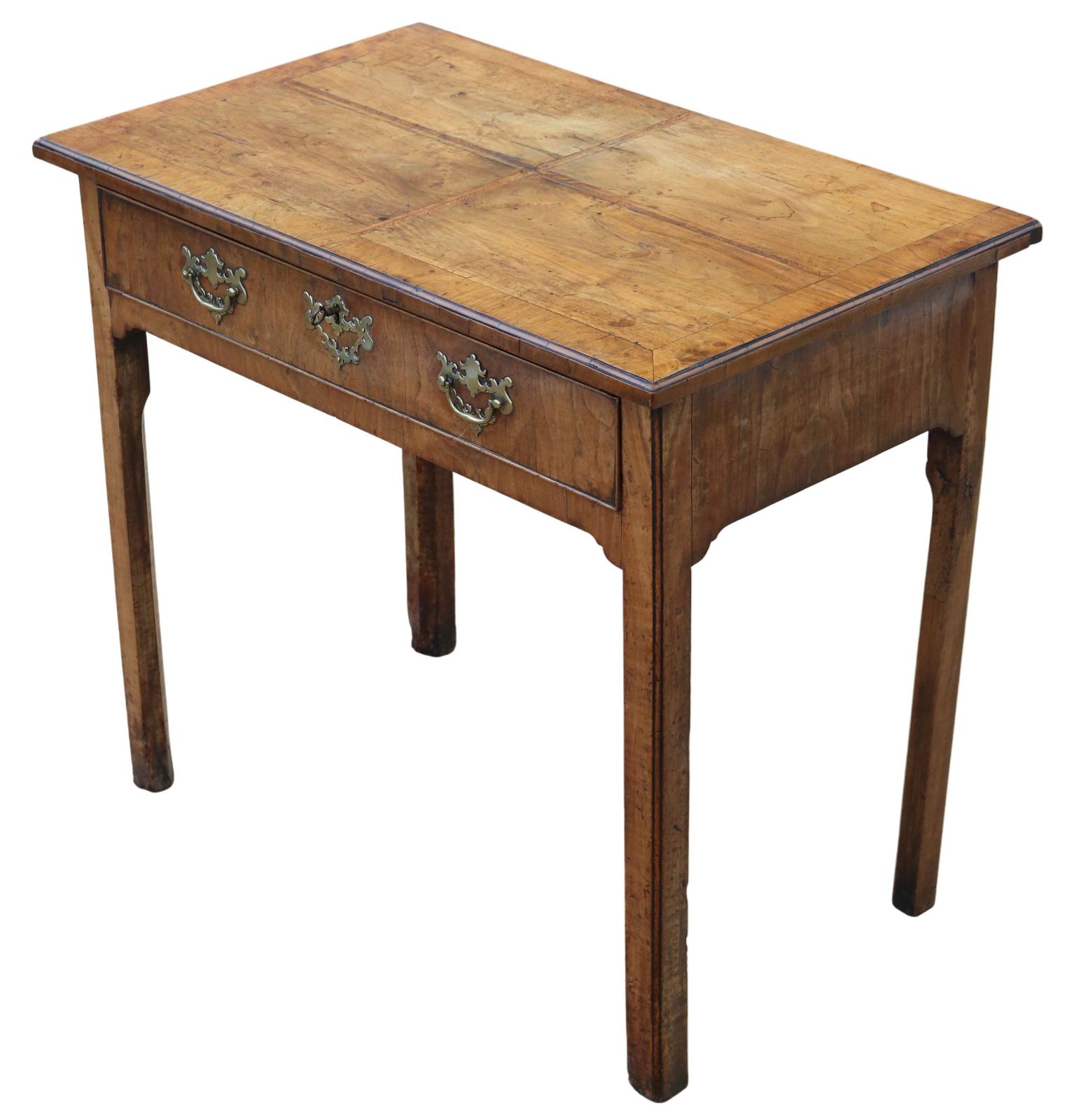Antique 18th Century Georgian Walnut Writing Side / Dressing Table – Fine Quality photo for sale
