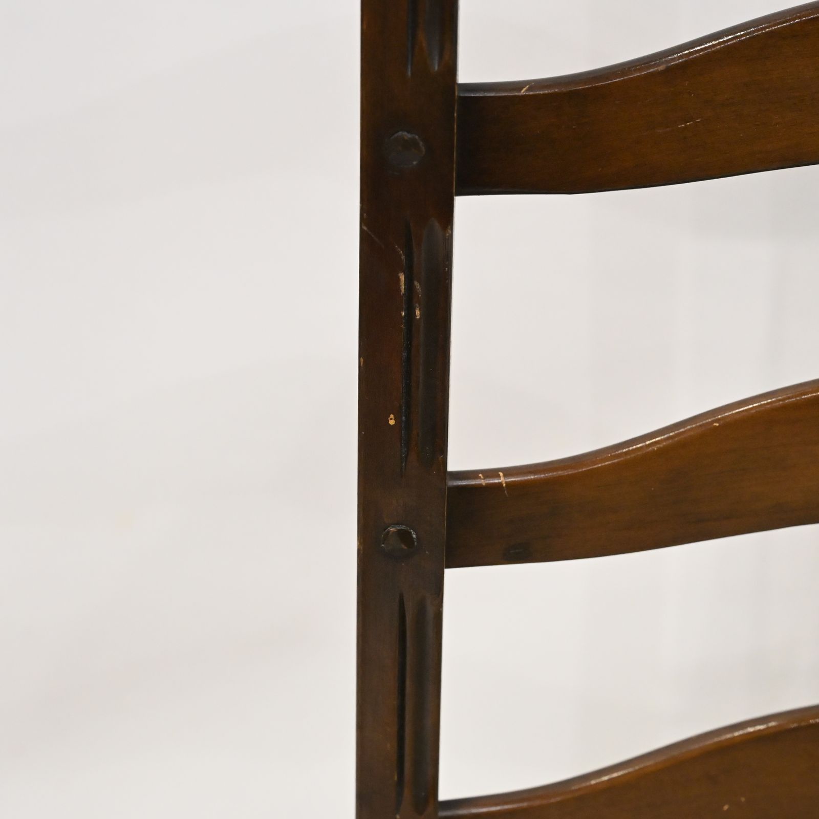 6 Ercol Dining Chairs 1970s Ladderback Inc 2 Carvers Free Nationwide Delivery* photo for sale