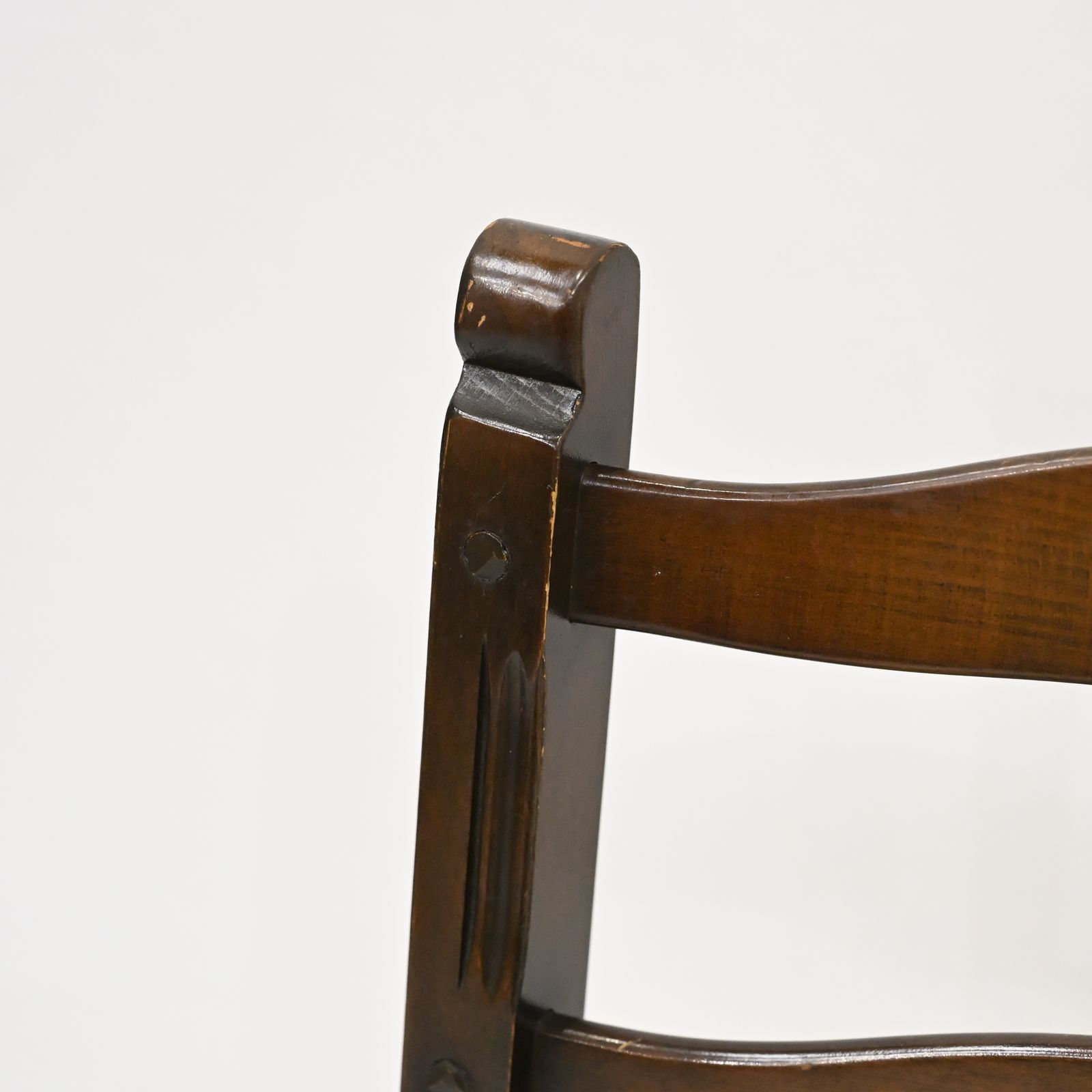 6 Ercol Dining Chairs 1970s Ladderback Inc 2 Carvers Free Nationwide Delivery* photo Furniture