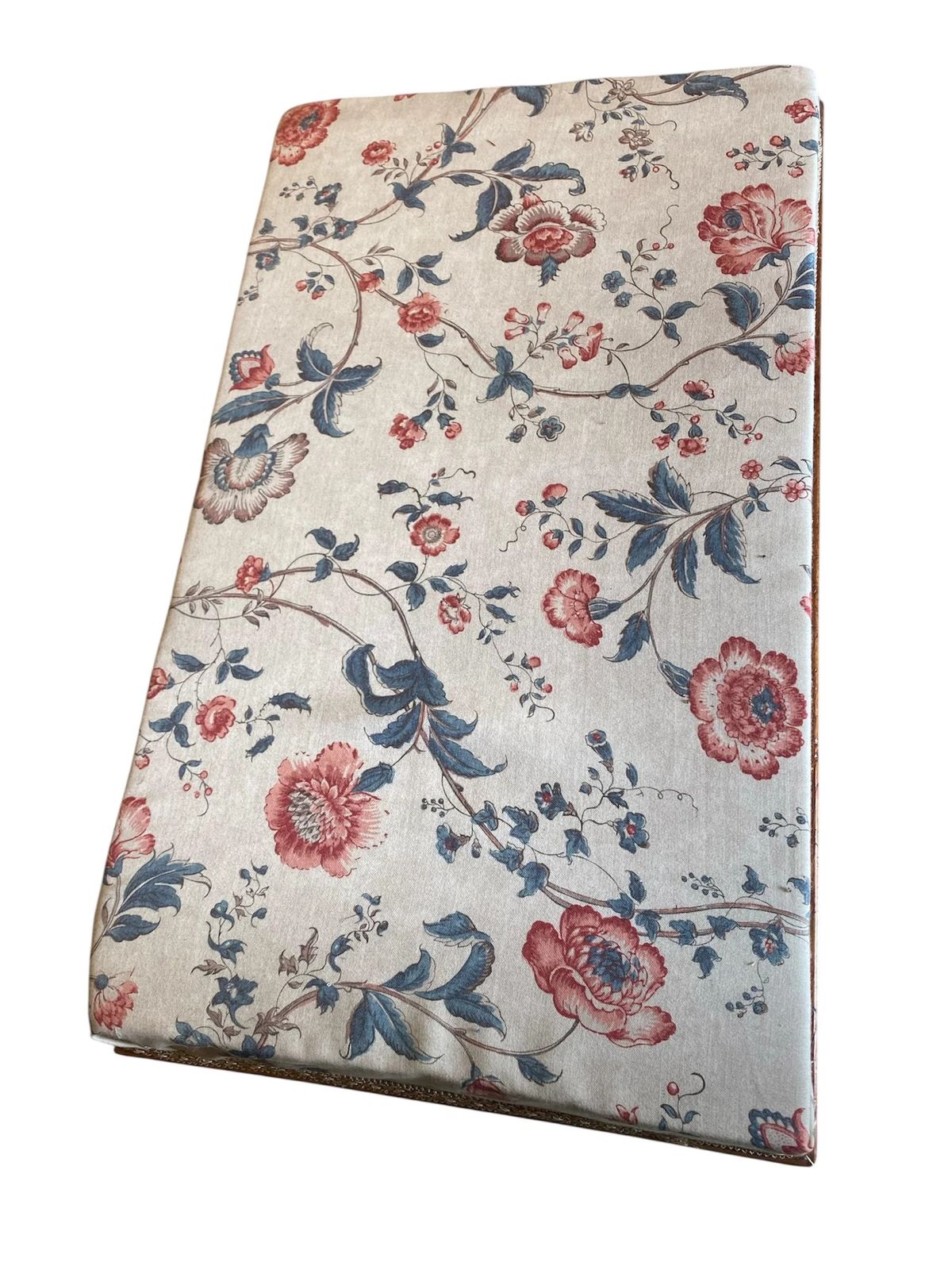 Victorian Pine Ottoman Storage Chest With Padded Seat Recovered In Designer Fabric photo 95.0