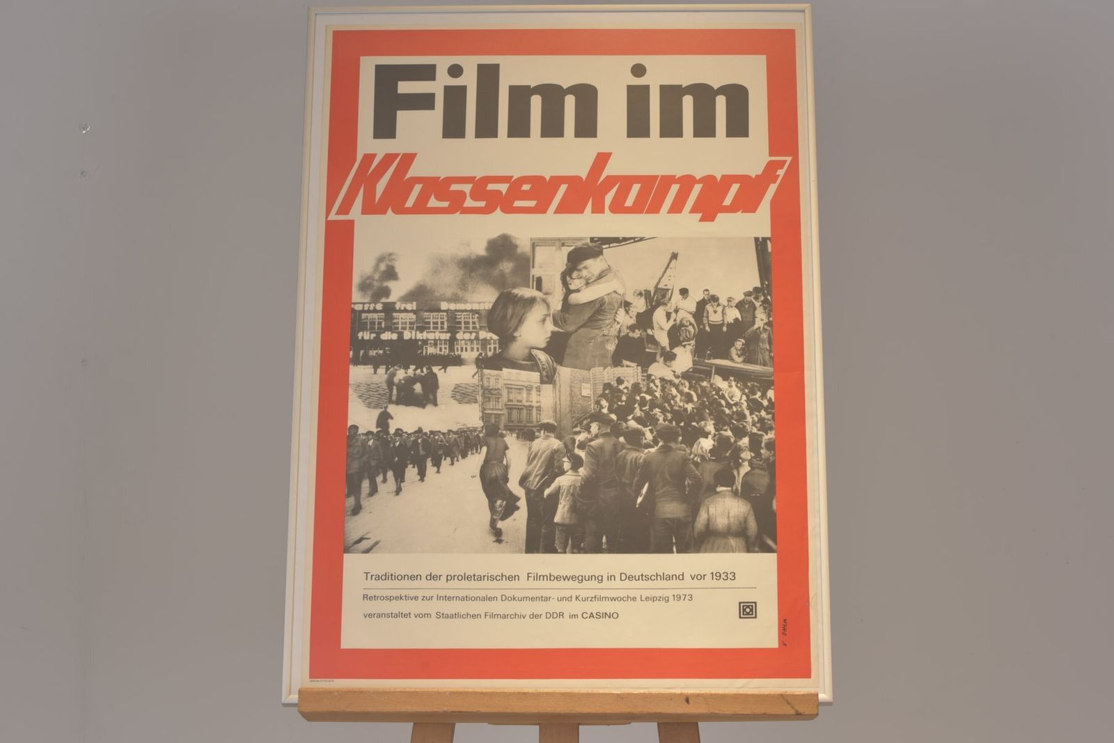 Film Poster Film Im Klassenkampf (Film In Class Struggle) Leipzig Germany 1973