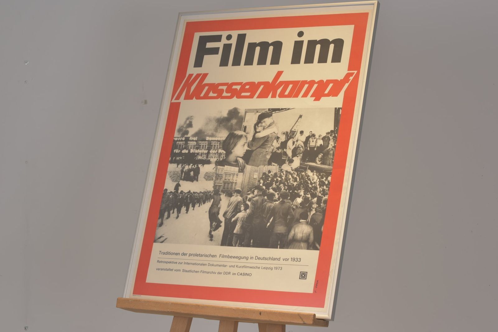 Film Poster Film Im Klassenkampf (Film In Class Struggle) Leipzig Germany 1973 photo furniture