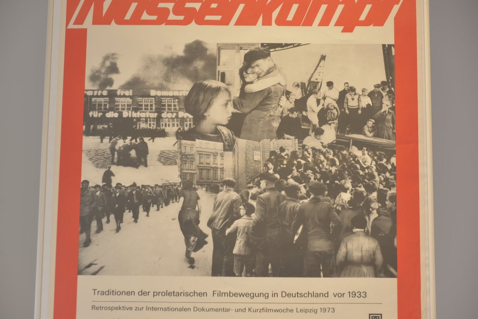 Film Poster Film Im Klassenkampf (Film In Class Struggle) Leipzig Germany 1973 photo 516.0