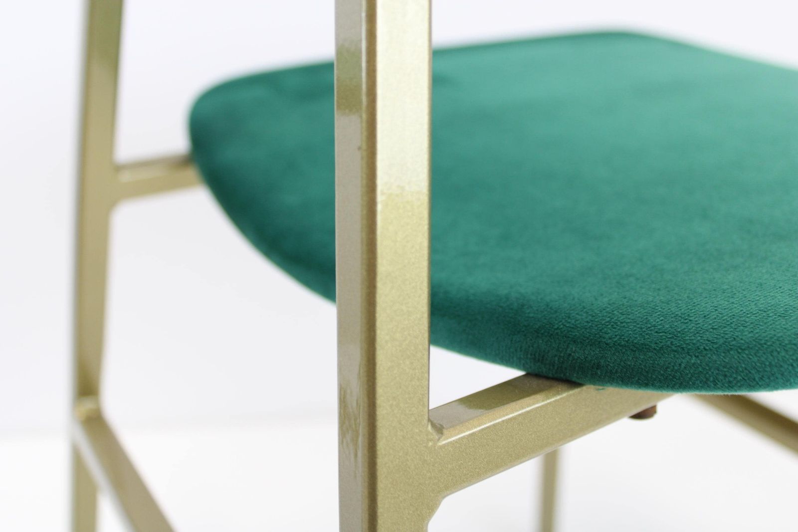 1 Of 2 Mid Century Modern Chairs By Niko Kralj For Stol Kamnik / Restored / Minimalist Chair / Gold Chair 60s Yugoslavia photo vinterior