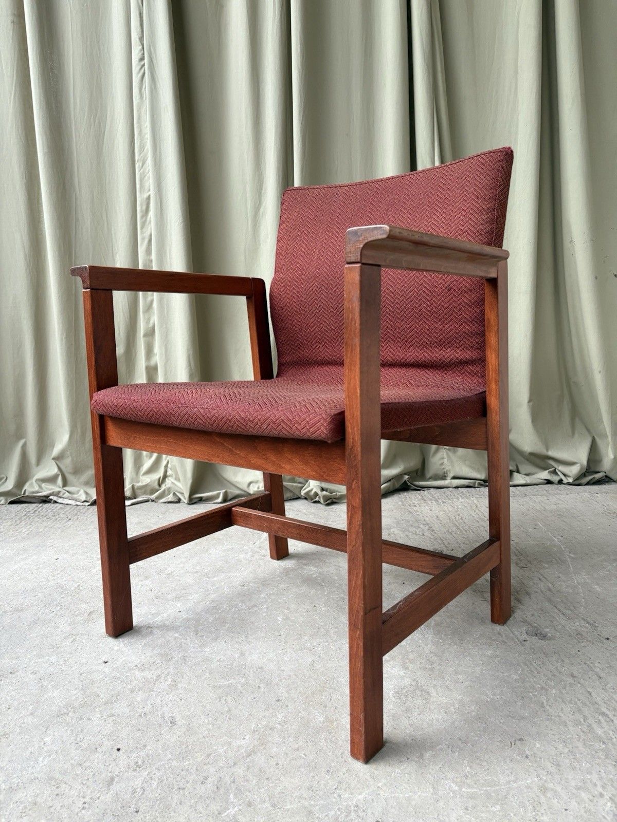 Vtg Late Mid Century Chair Side Armchair  Danish Scandi Retro R1096 photo Furniture
