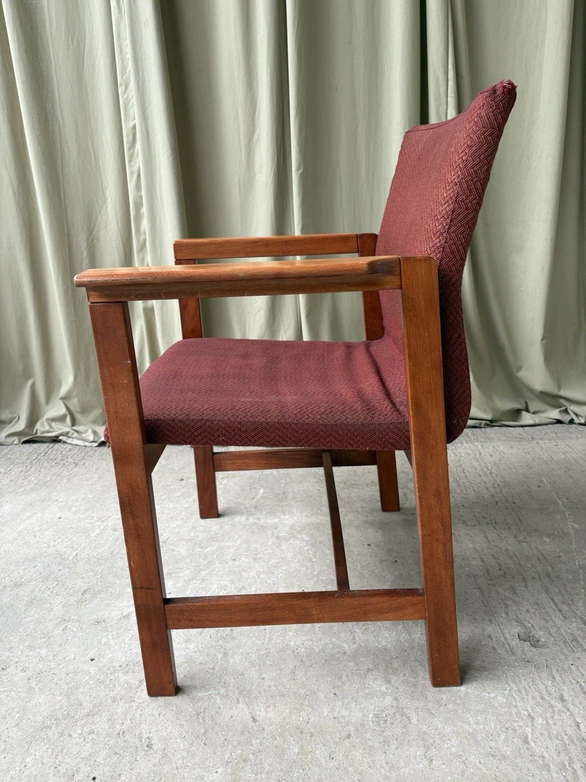 Vtg Late Mid Century Chair Side Armchair  Danish Scandi Retro R1096 photo vinterior