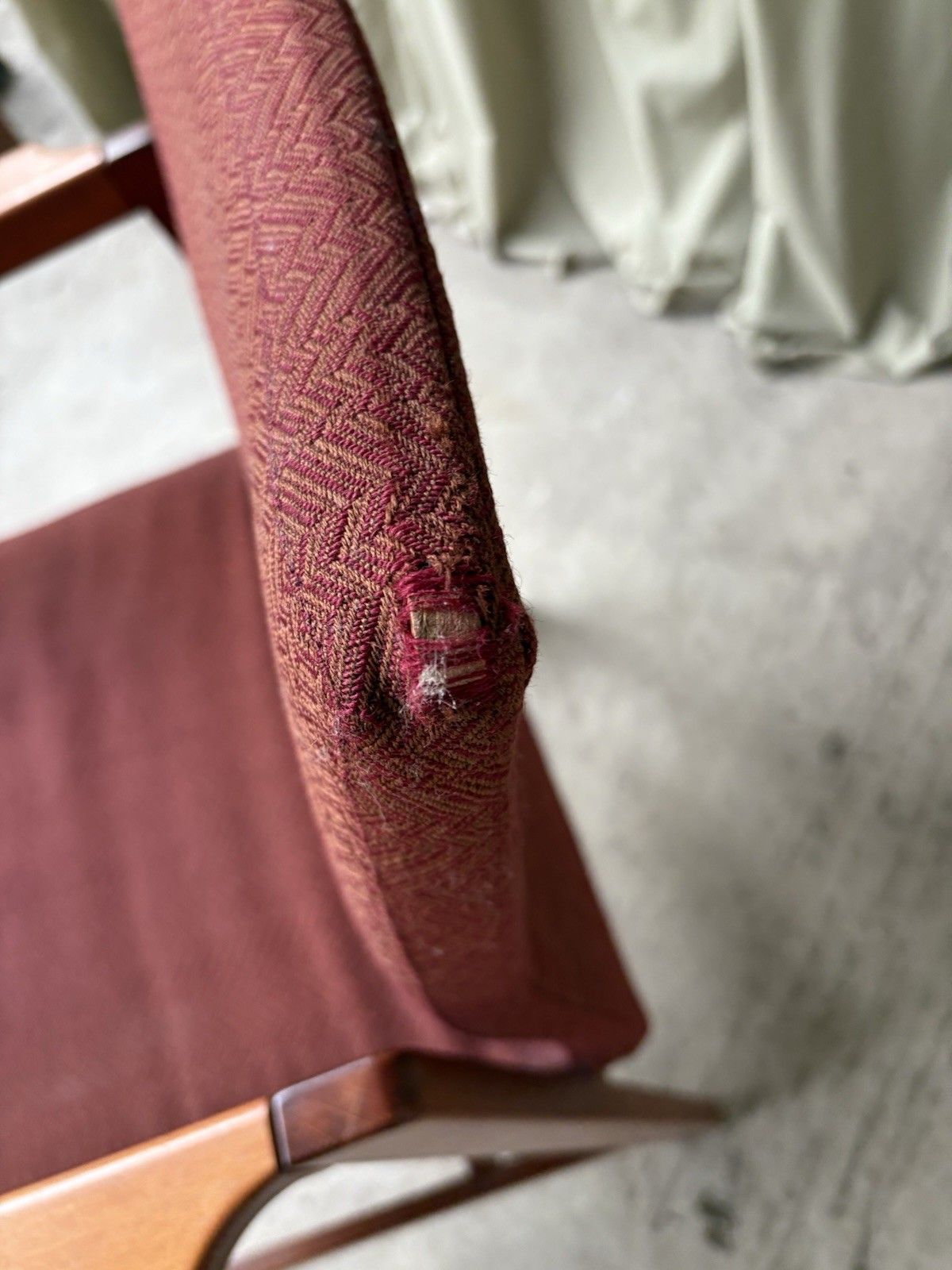 Vtg Late Mid Century Chair Side Armchair  Danish Scandi Retro R1096 photo vintage
