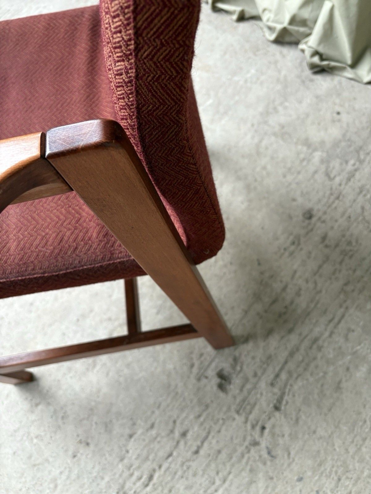 photo for sale Vtg Late Mid Century Chair Side Armchair  Danish Scandi Retro R1096