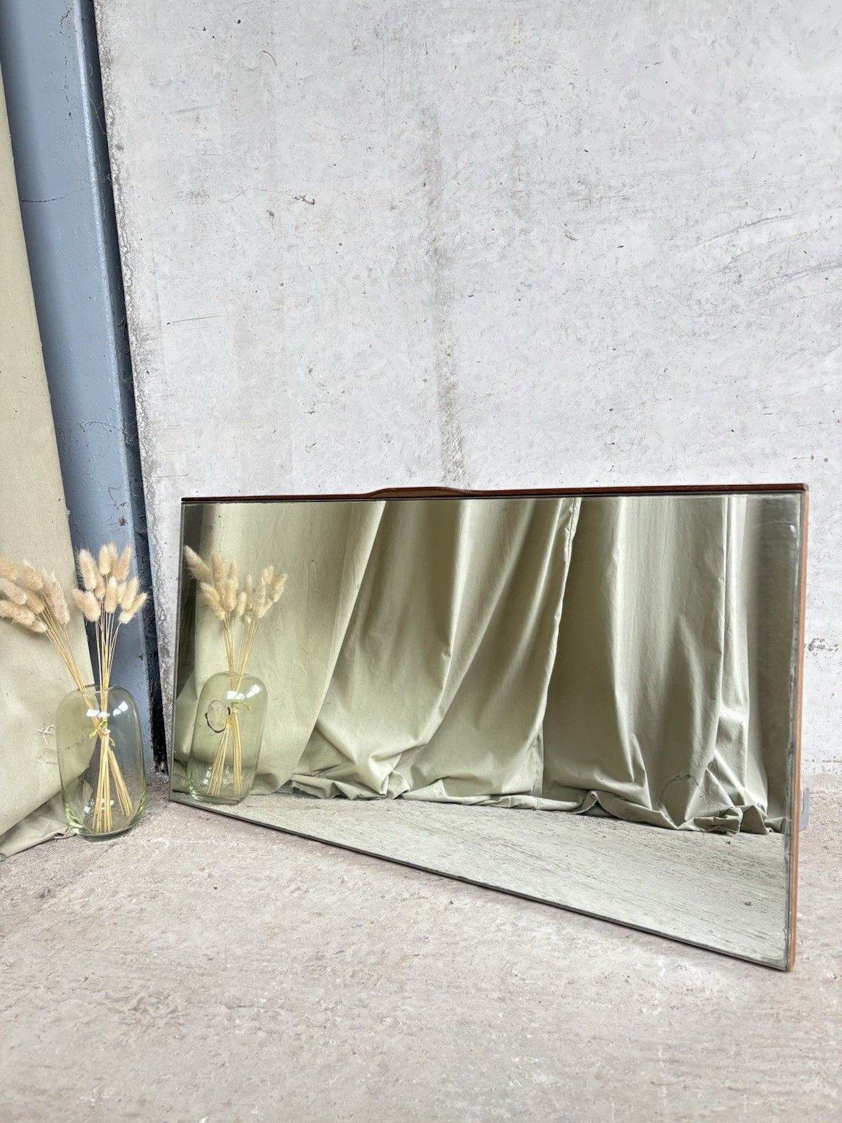 Vtg Mid Century Wall Hallway Mirror Retro R1097
