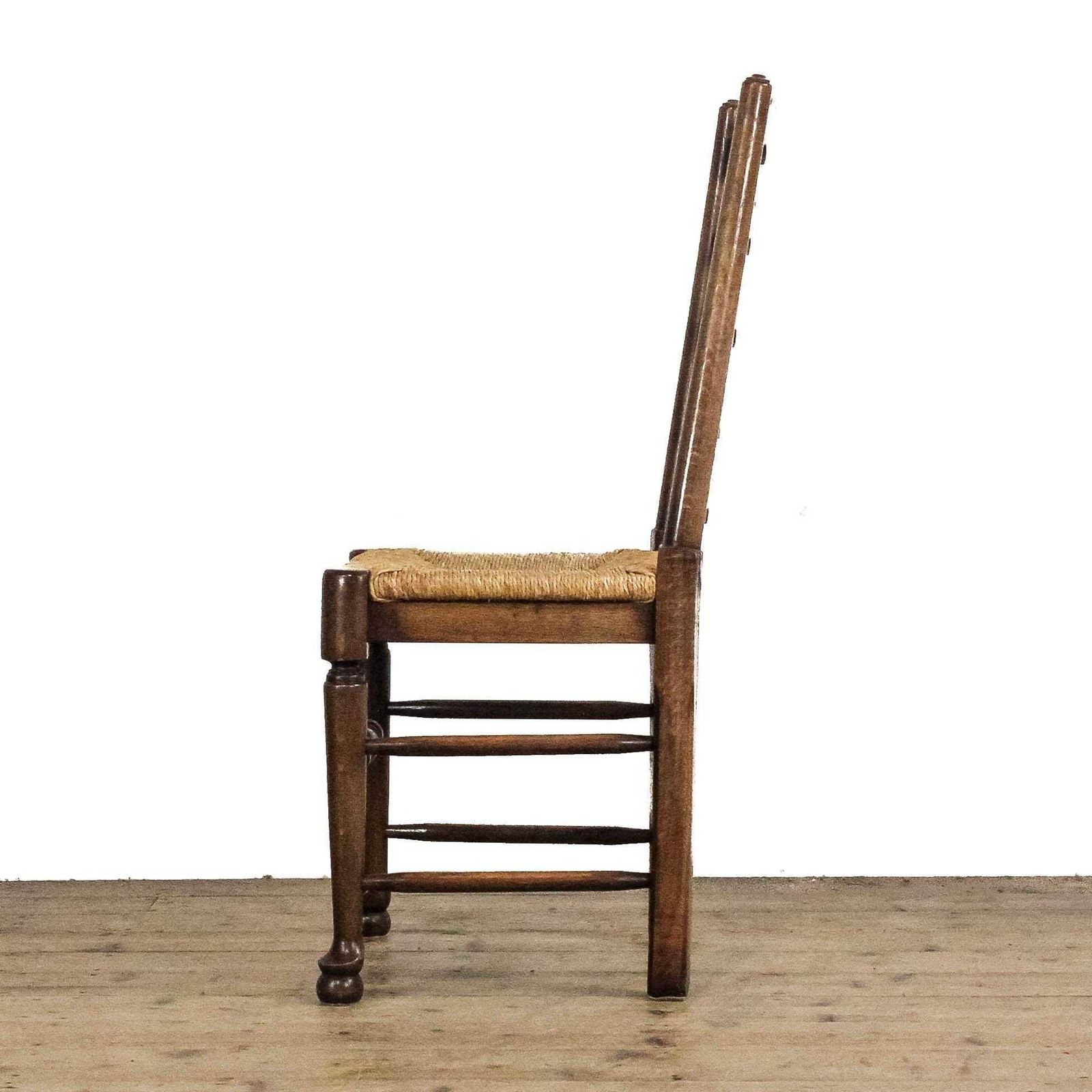 Furniture Set Of Six Traditional Rush Seat Chairs | Set Of Chairs | Antique Chairs | Dining Chairs | Kitchen Chairs photo