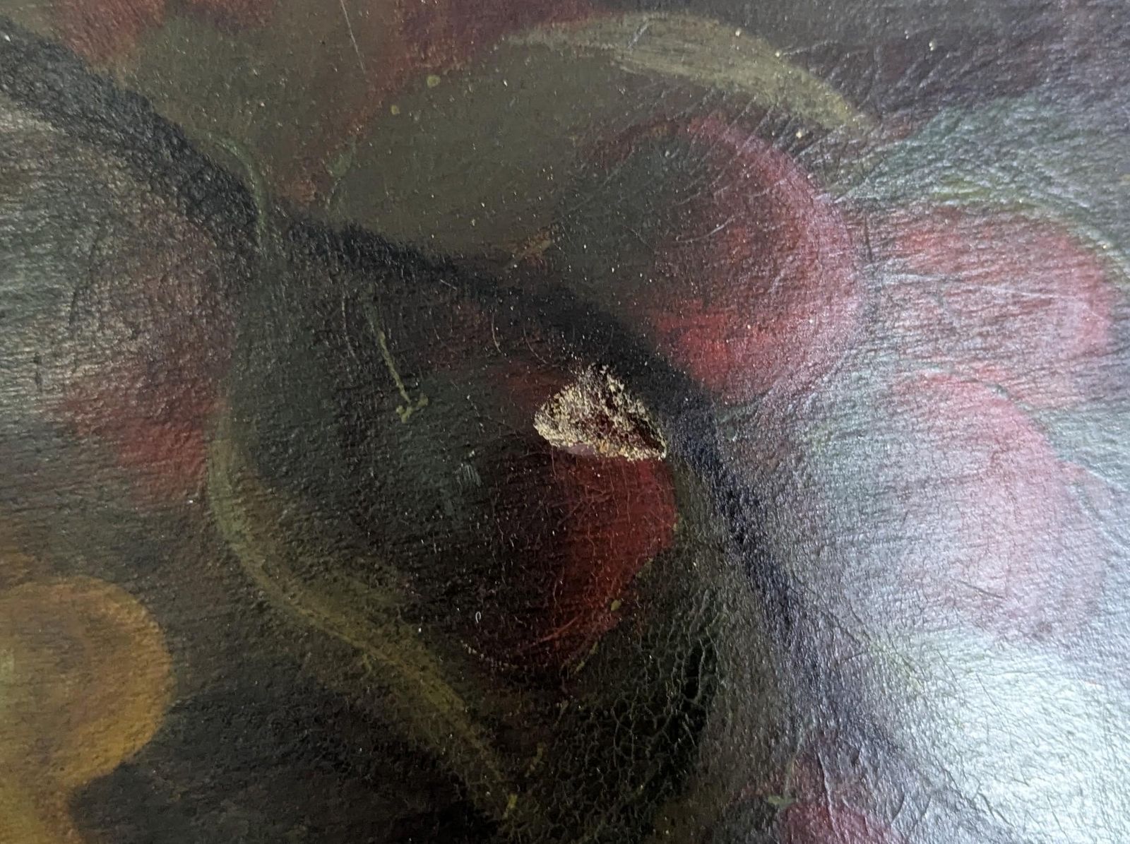 Antique Oil Painting, Still Life, Fruit photo 549.0