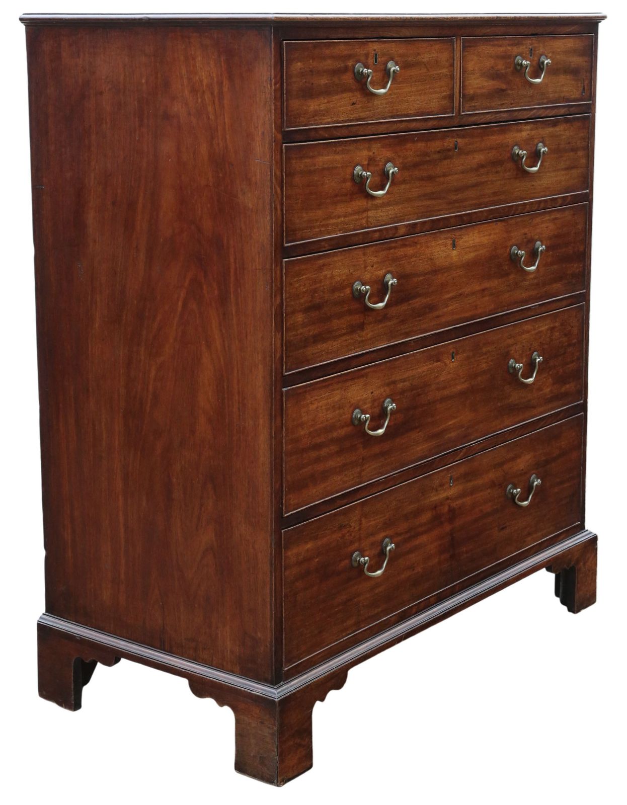 Antique Late 18th Century Georgian Large Mahogany Chest Of Drawers –Fine Quality photo 2995.0