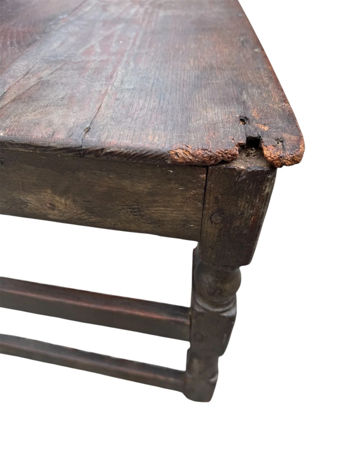 Furniture Antique 17th Century Pair Of Carved Gothic Dark Oak Chairs photo