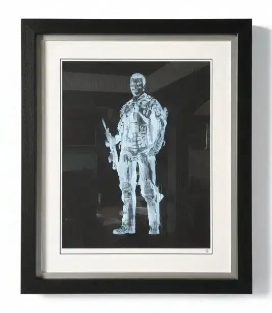 Limited Edition Framed Jj Adams Artwork Uncle Bob Terminator X Ray Print
