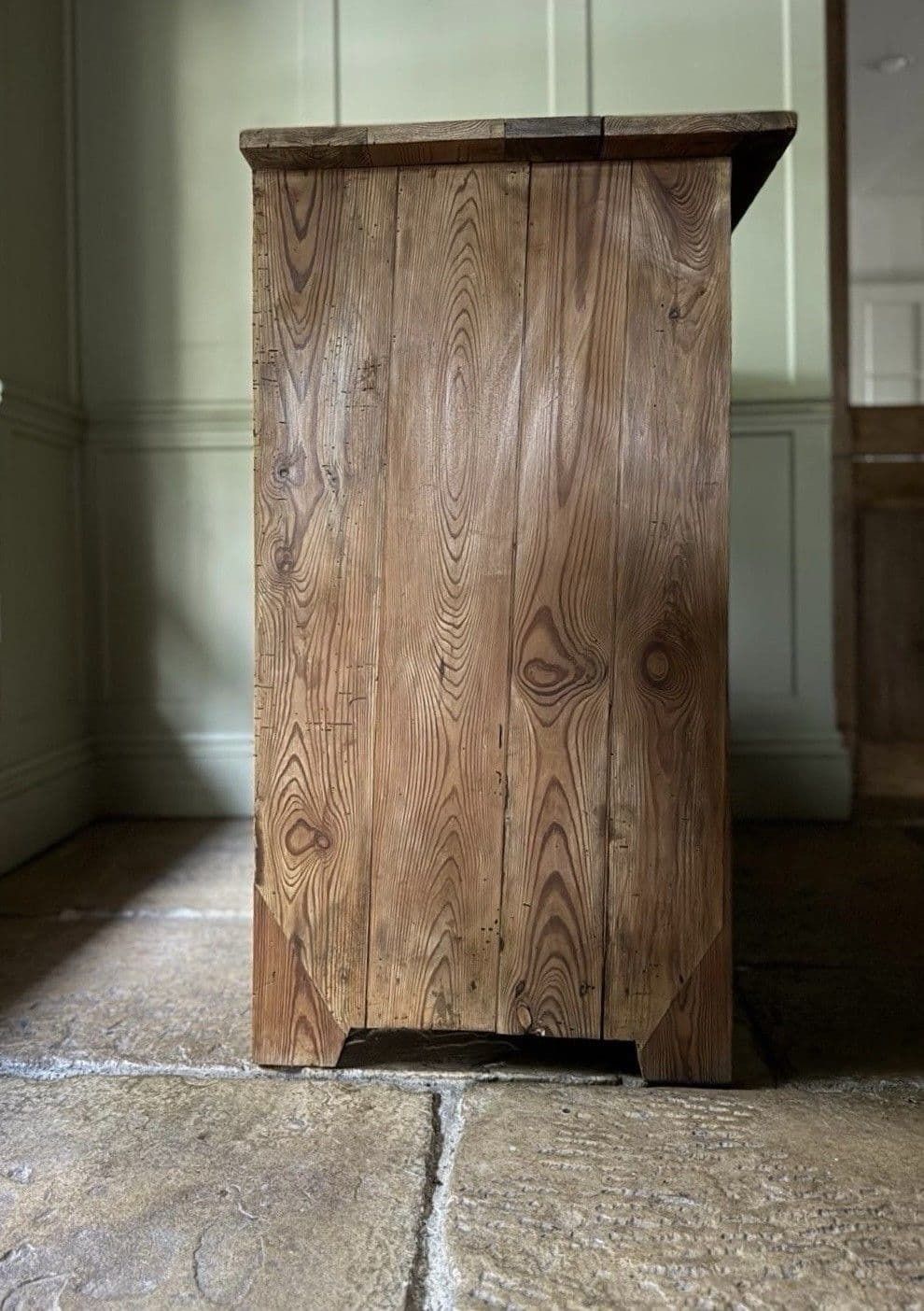 Antique Early 1900’s Solid Pine Sideboard Dresser Server Cupboard photo buy