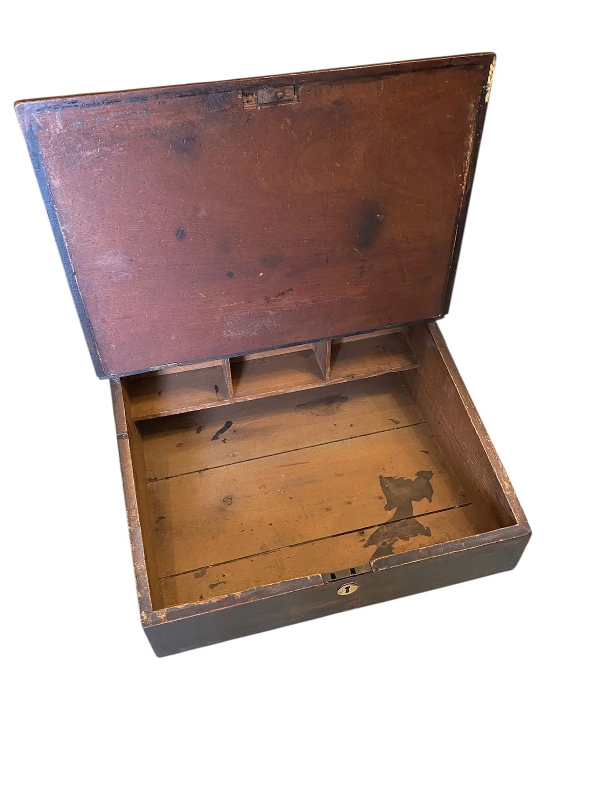 Antique 19th Century Victorian Mahogany Clerks Desk Galleried Back photo Furniture
