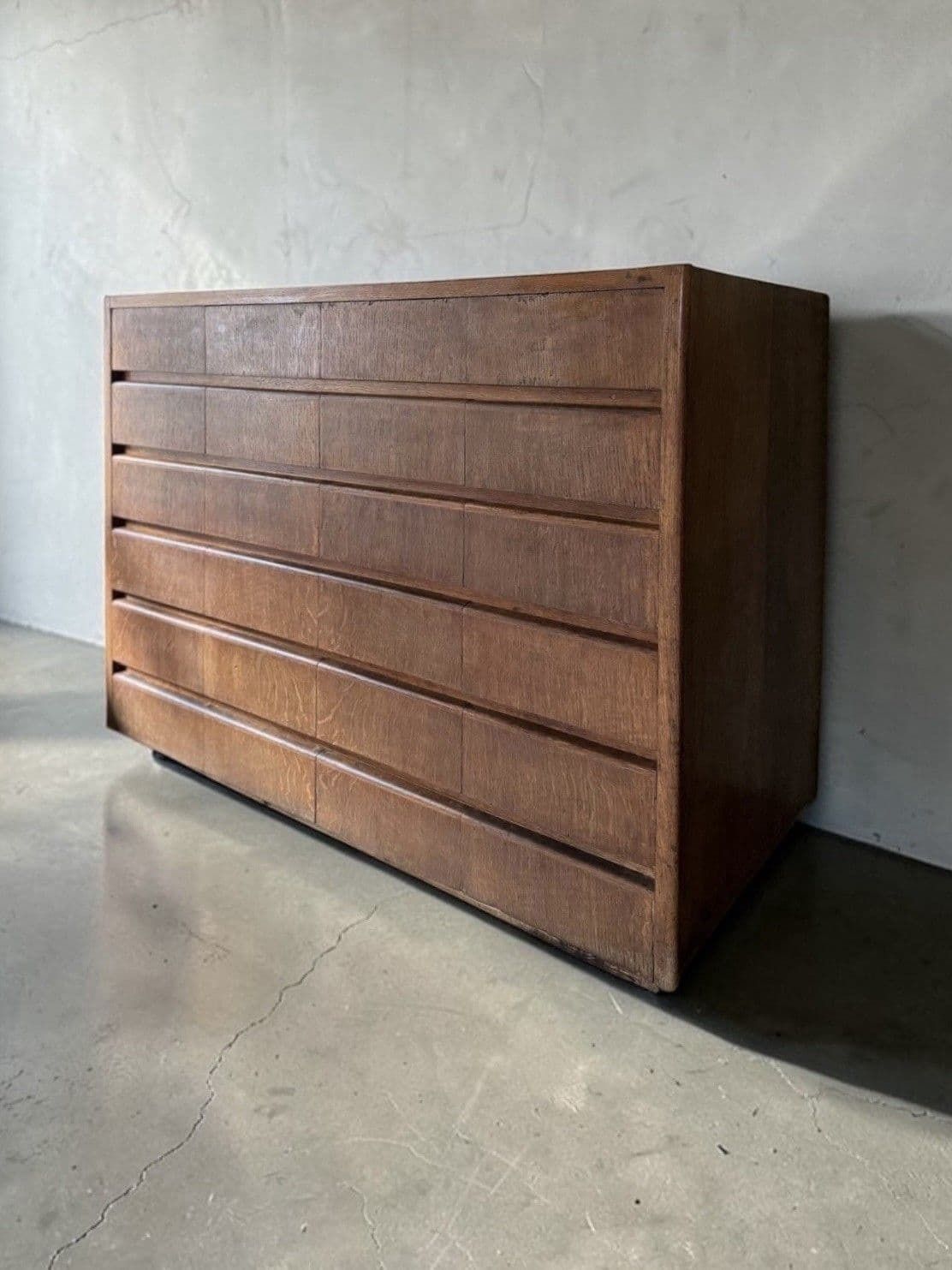 Vintage Midcentury Oak Veneer & Ply Haberdashery Apothecary Chest Of Drawers(24) photo furniture