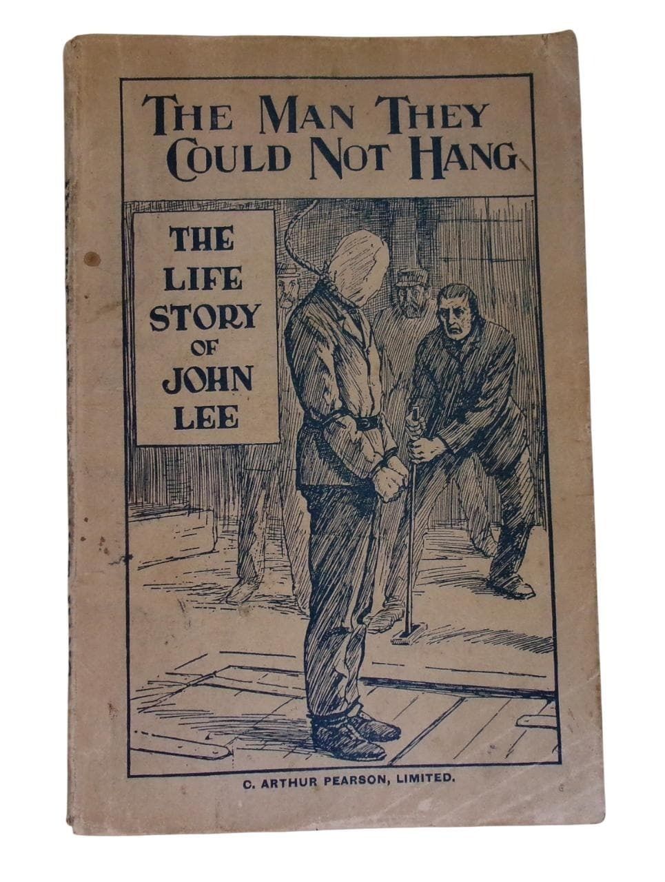 C1910 True Crime : The Man They Could Not Hang, John Babbacombe Lee Autobiography, Edwardian Antique Criminal photo furniture