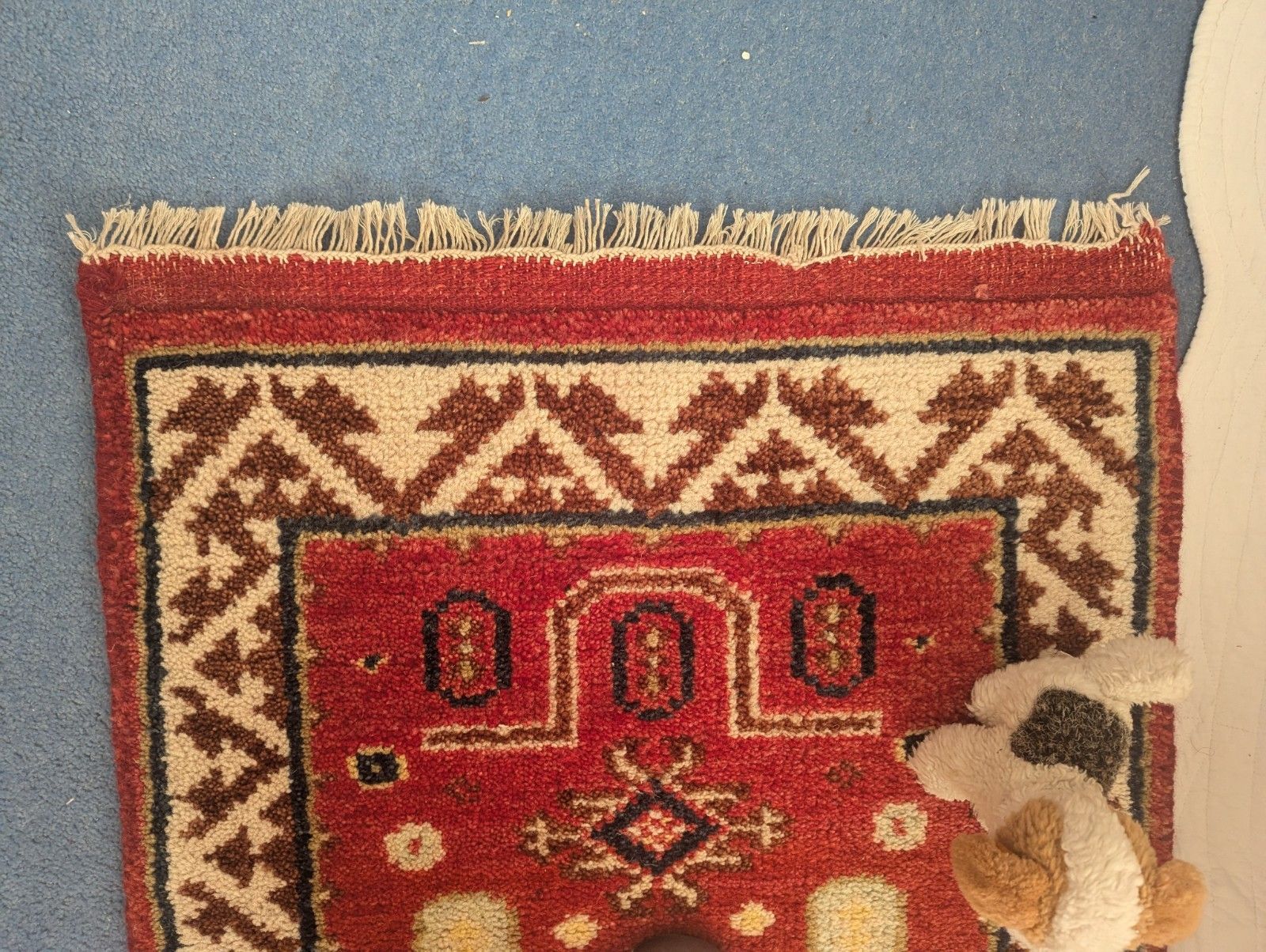 Antique Indian Rug Hand Made Oriental Wool Vintage Small 62 X 106cm Ex Cond photo buy
