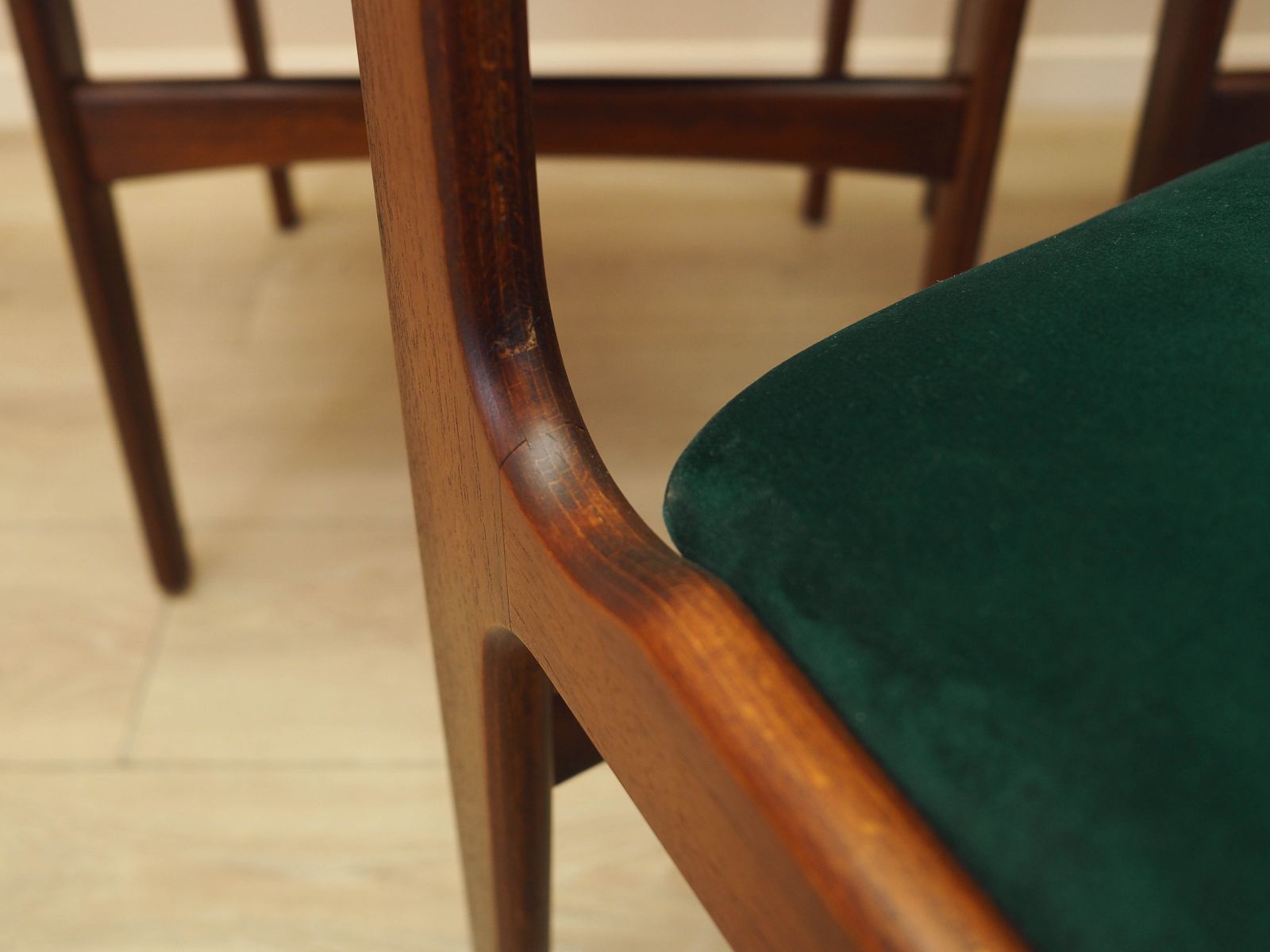 photo furniture Set Of Six Teak Chairs, Danish Design, 1970s, Production: Denmark